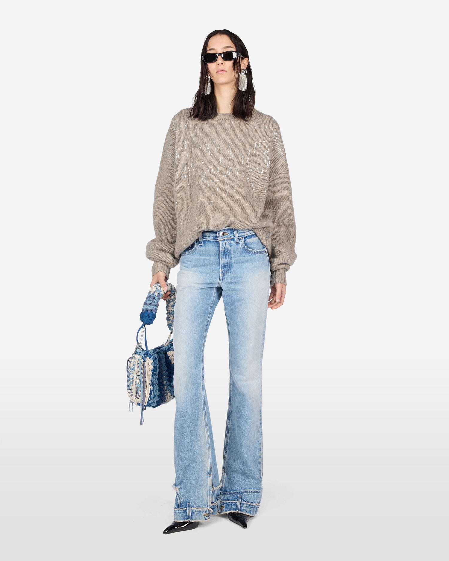 FLORA DENIM JEANS // BLUE POLLOCK