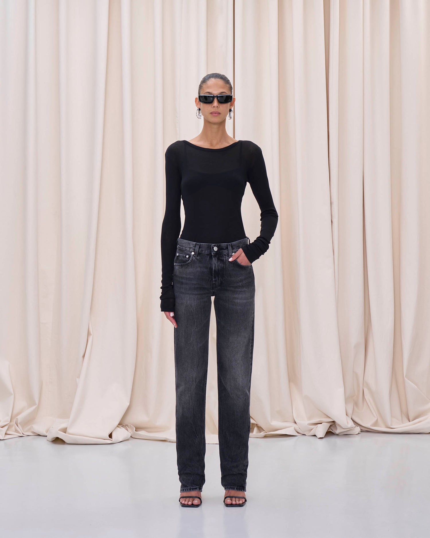 CLEO DENIM // SPIDER BLACK