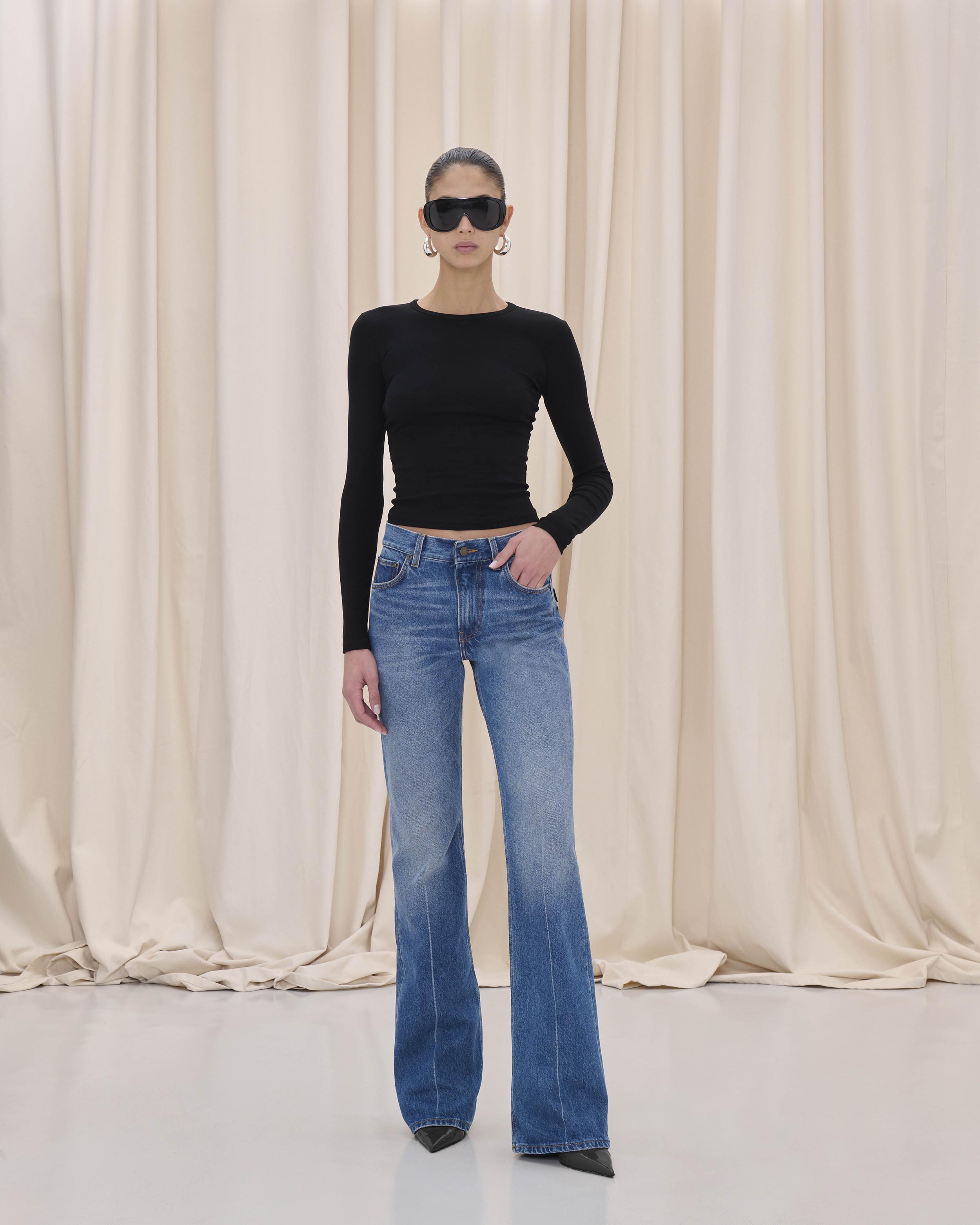FLORA DENIM // REAL BLUE – Haikure