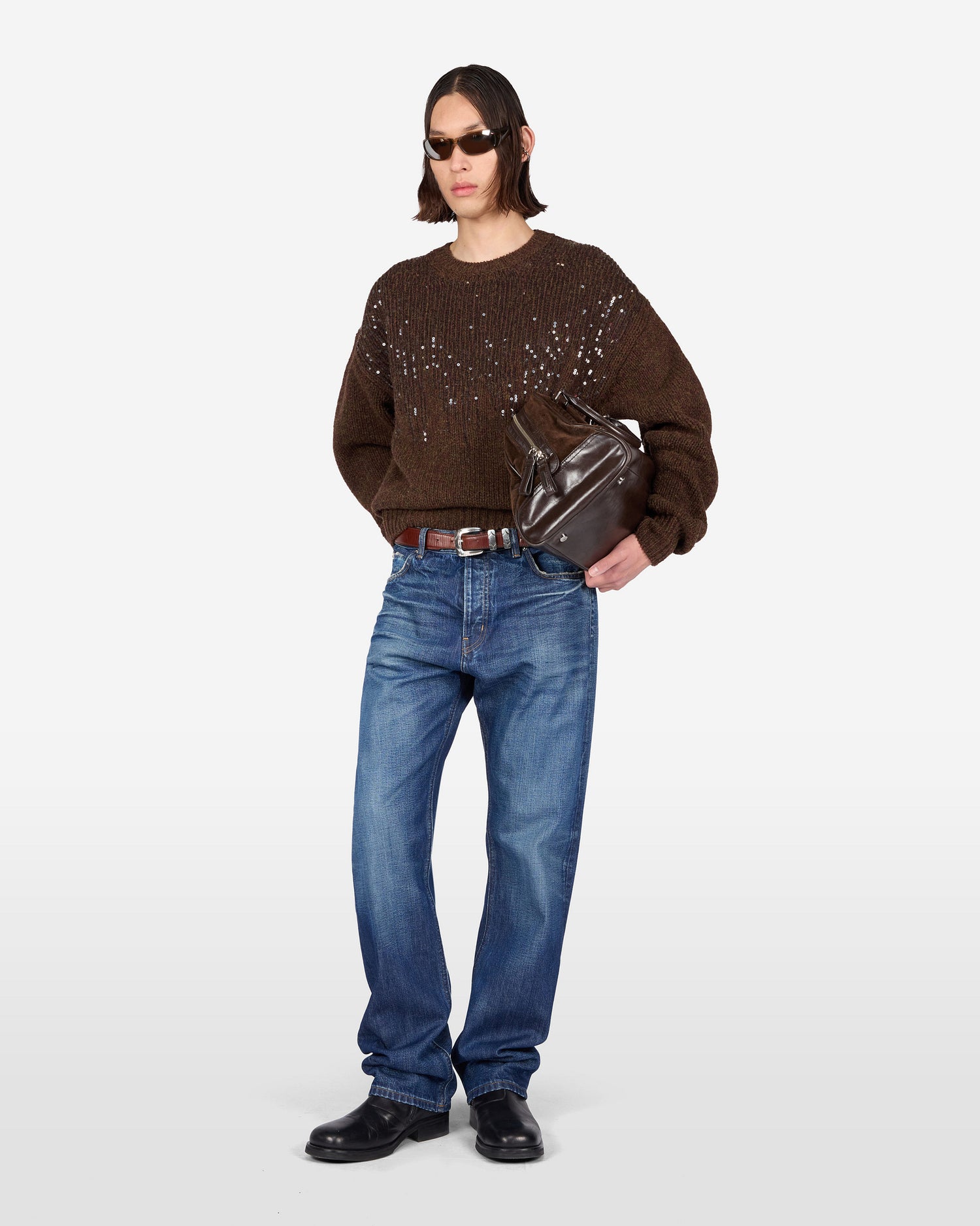 ROB KNITWEAR // DEEP BROWN
