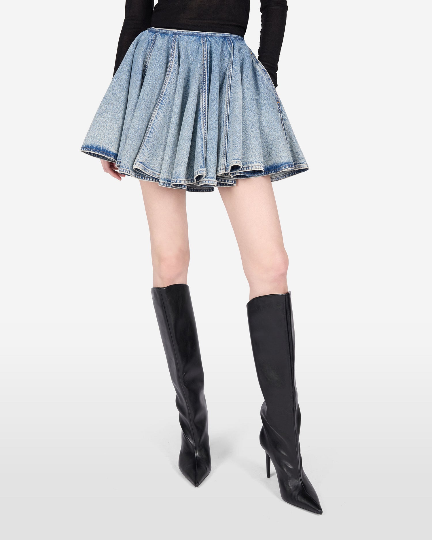 ZIGGY DENIM SKIRT // BLUE POLLOCK