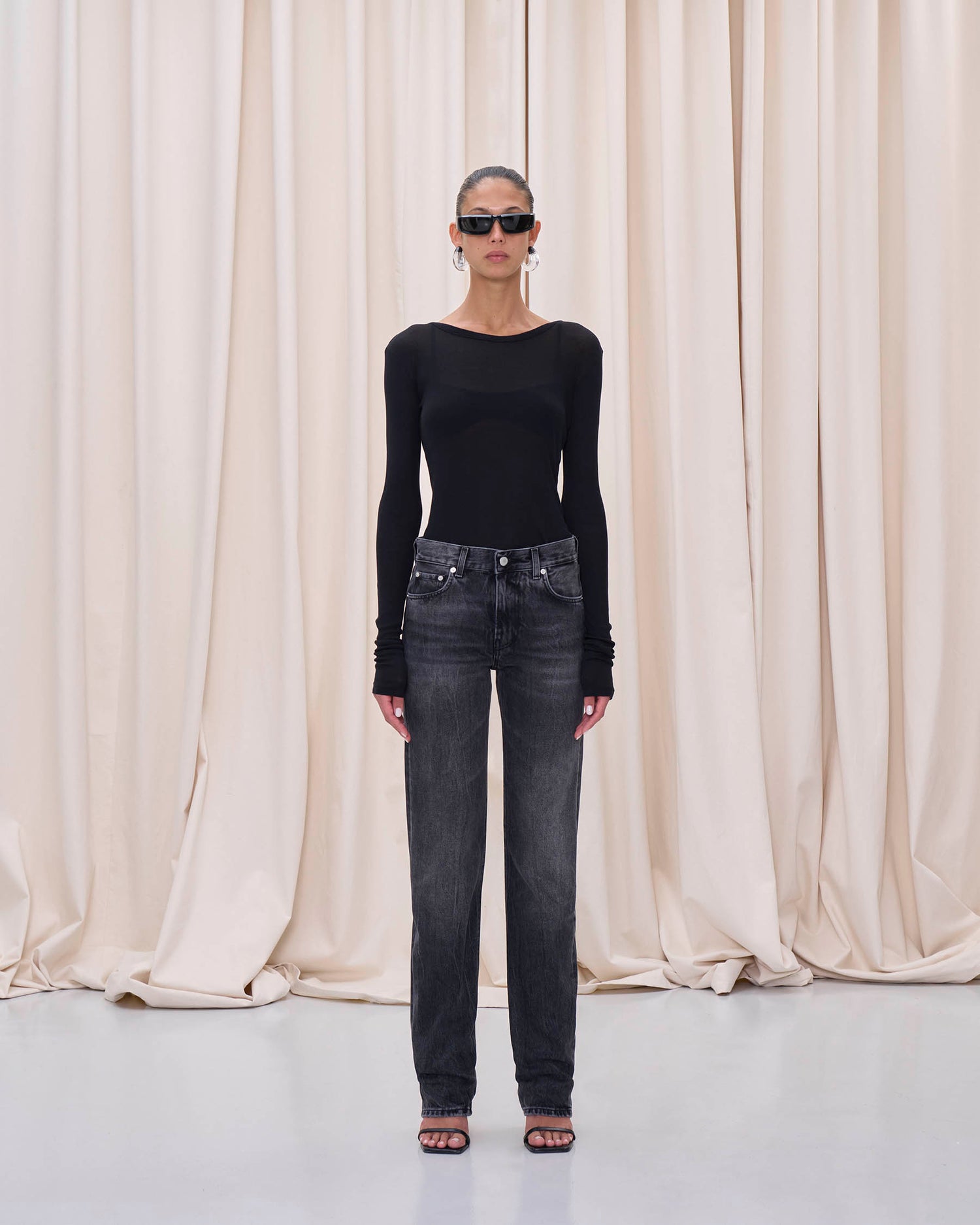 CLEO DENIM // SPIDER BLACK
