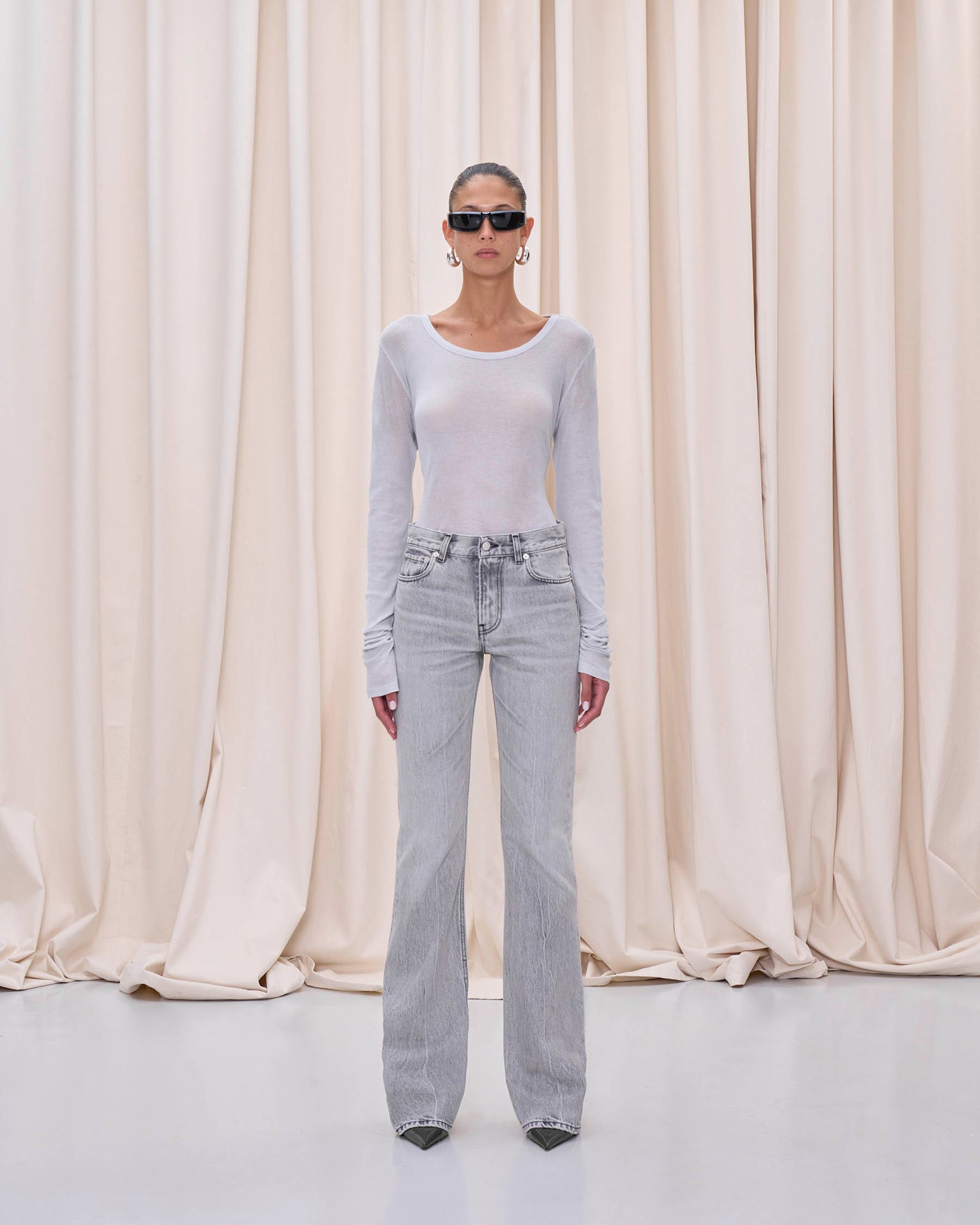 FLORA DENIM // FOG GREY
