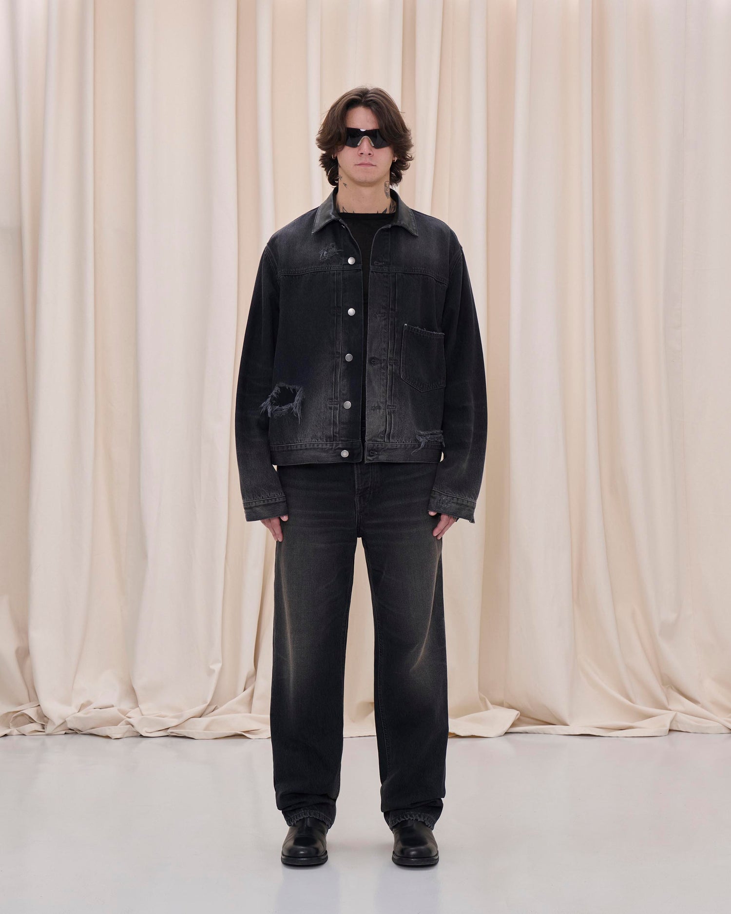 GORDON DENIM JACKET // PASADENA BLACK