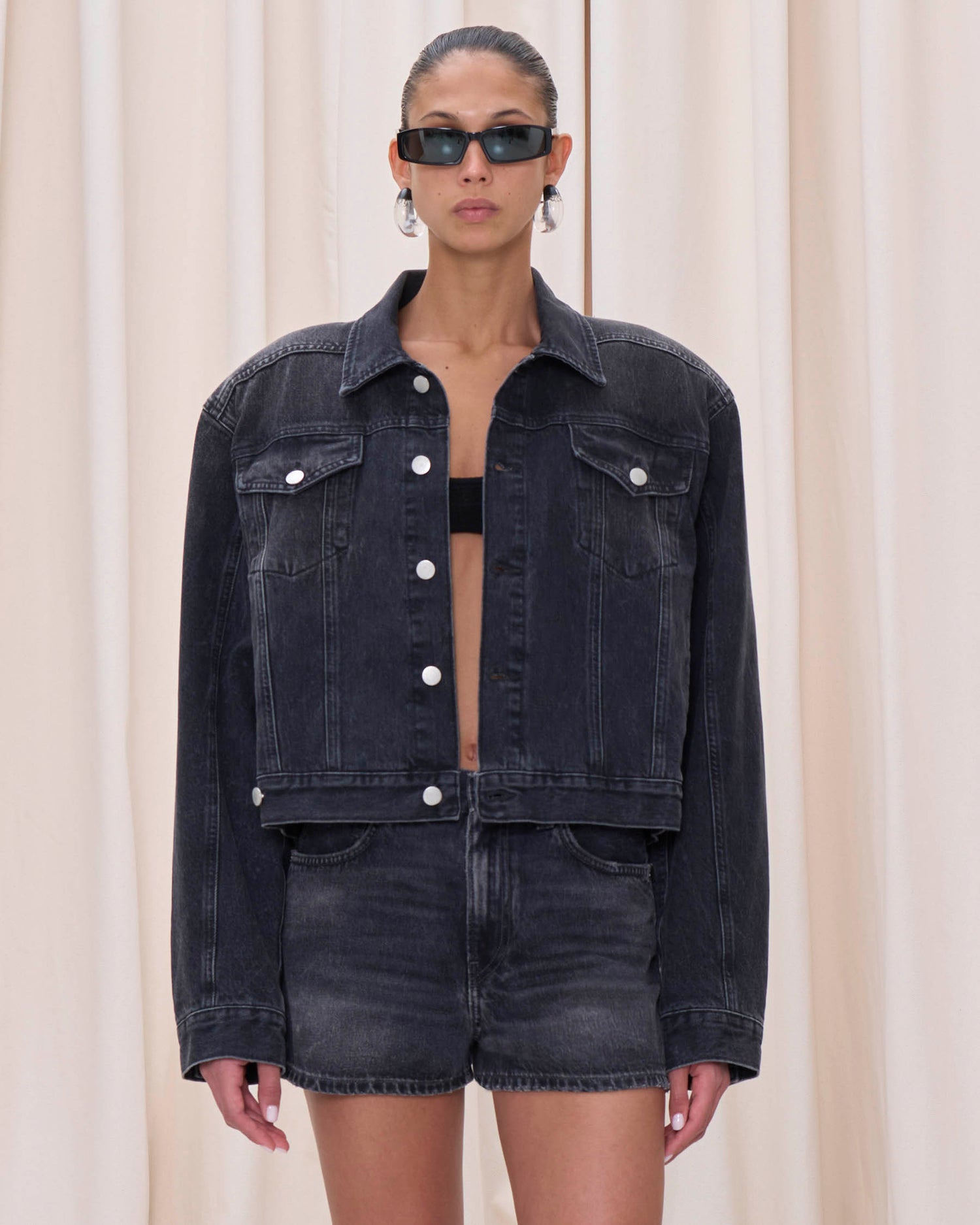 RENEE JACKET // AUTHENTIC BLACK WASH
