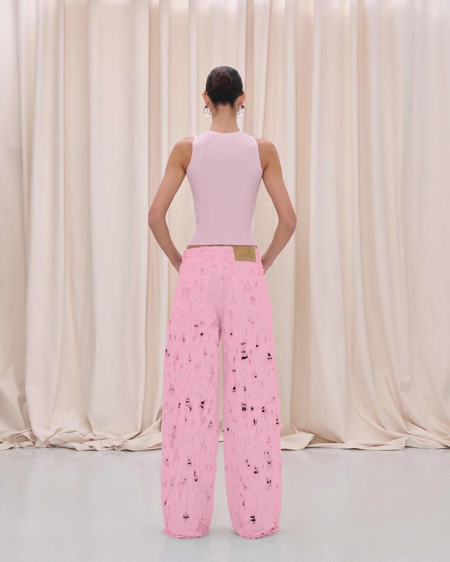 BETHANY BULL DESTROY DENIM // FLAMINGO