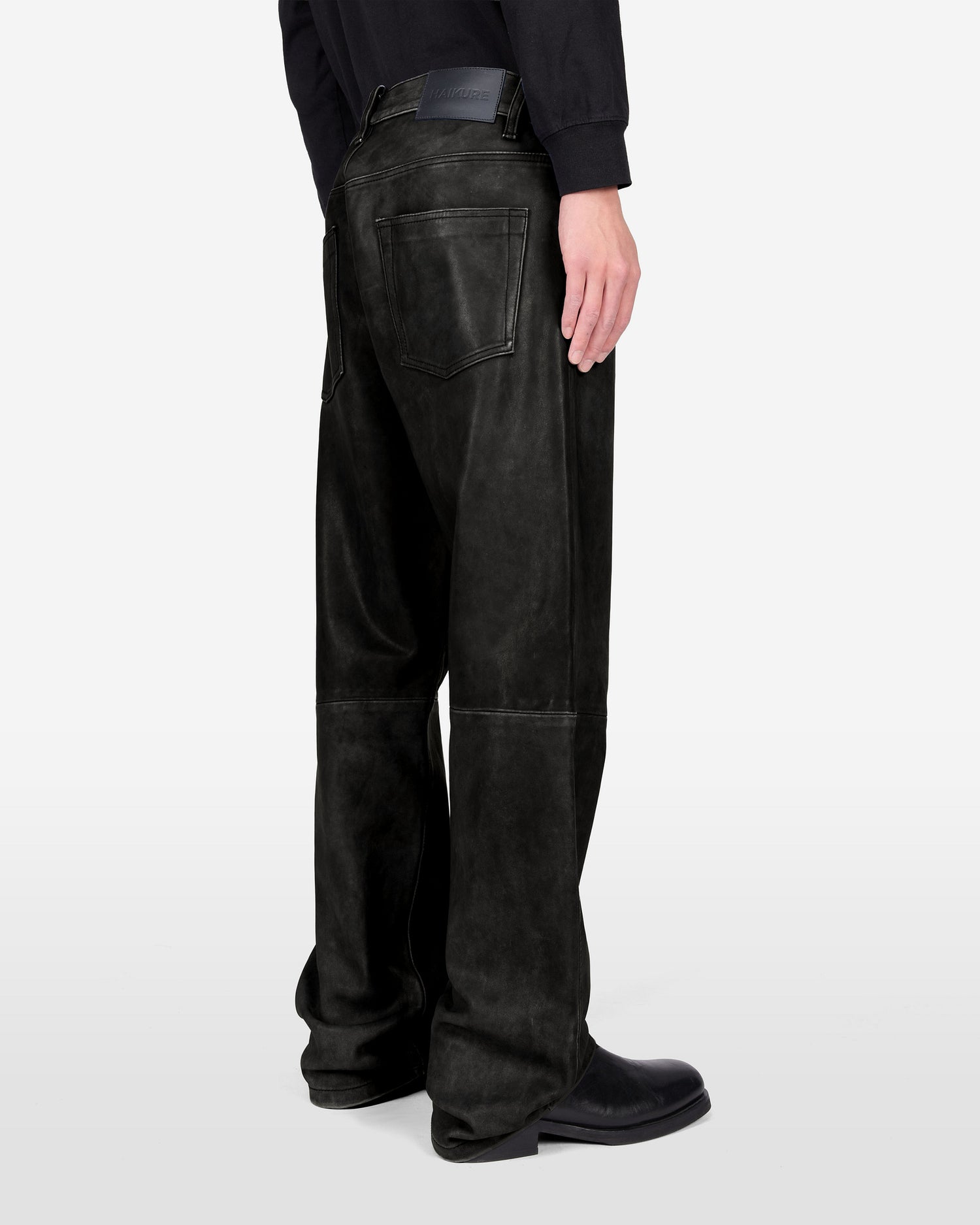 BLAKE VINTAGE LEATHER PANTS // BLACK
