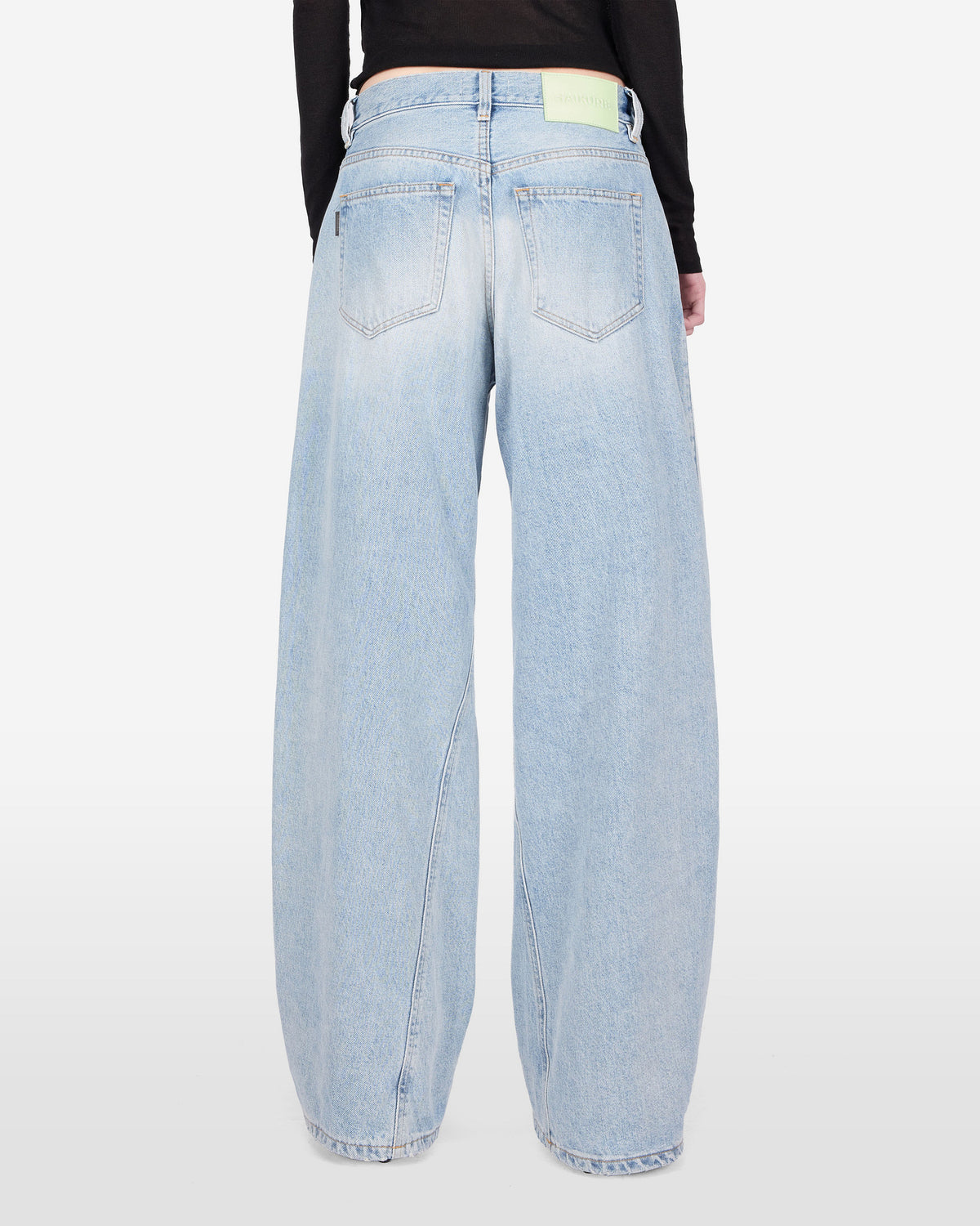 CLYDE BROKEN DENIM JEANS // MARFA BLUE