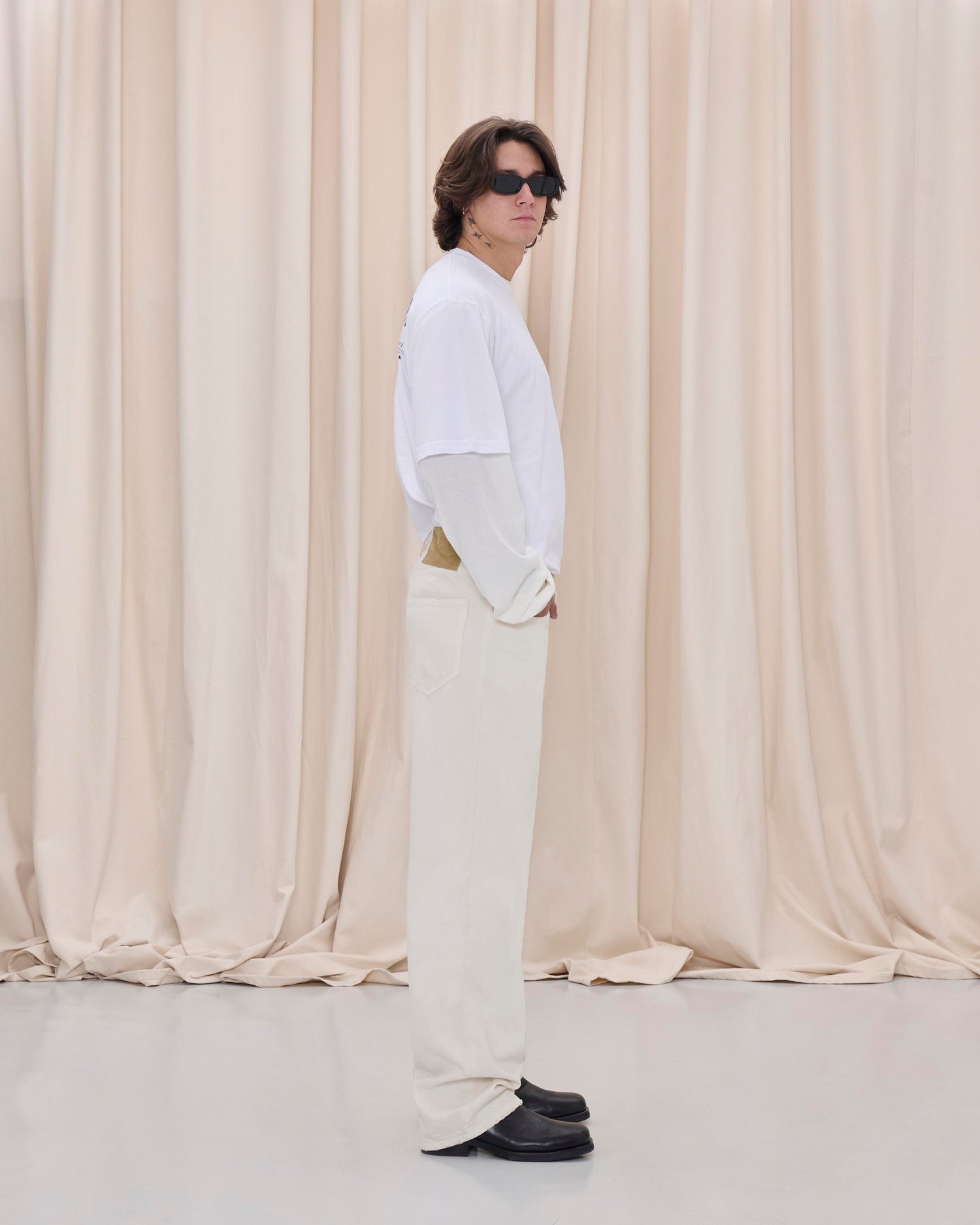 LOGAN DENIM // RESINATED SNOW