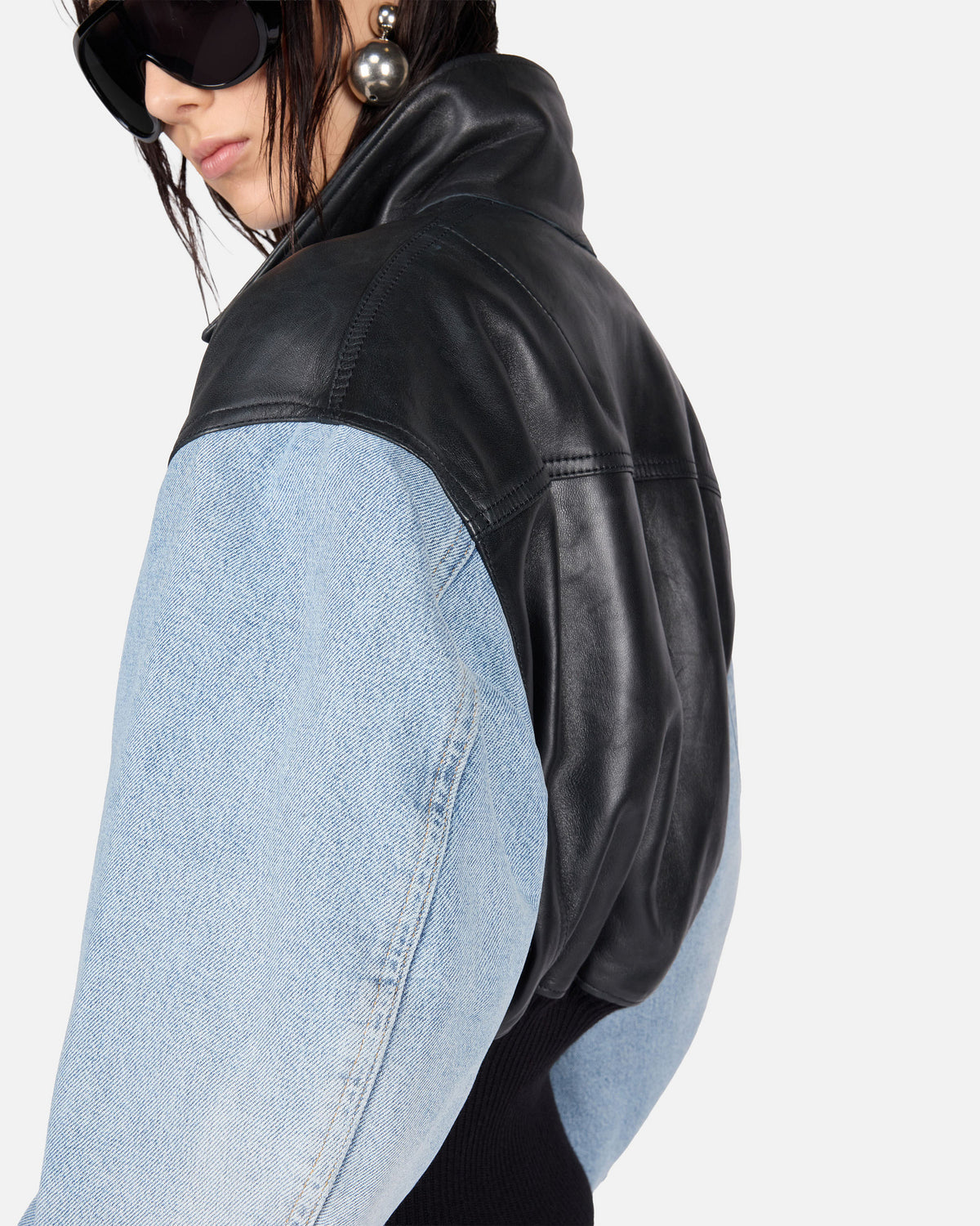 VIVIENNE BOMBER JACKET // MARFA BLUE