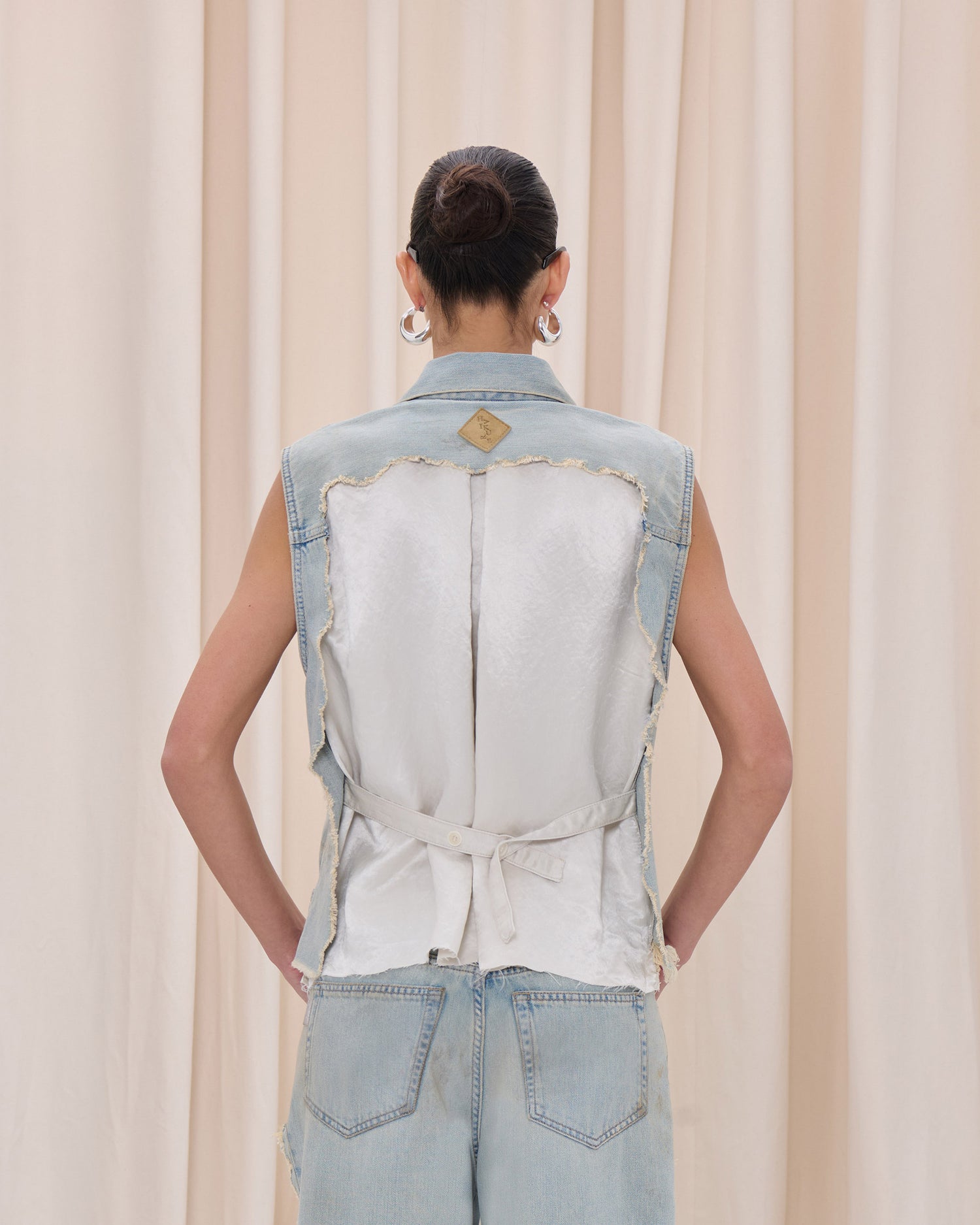 RYDER GILET // DUSTY BLUE