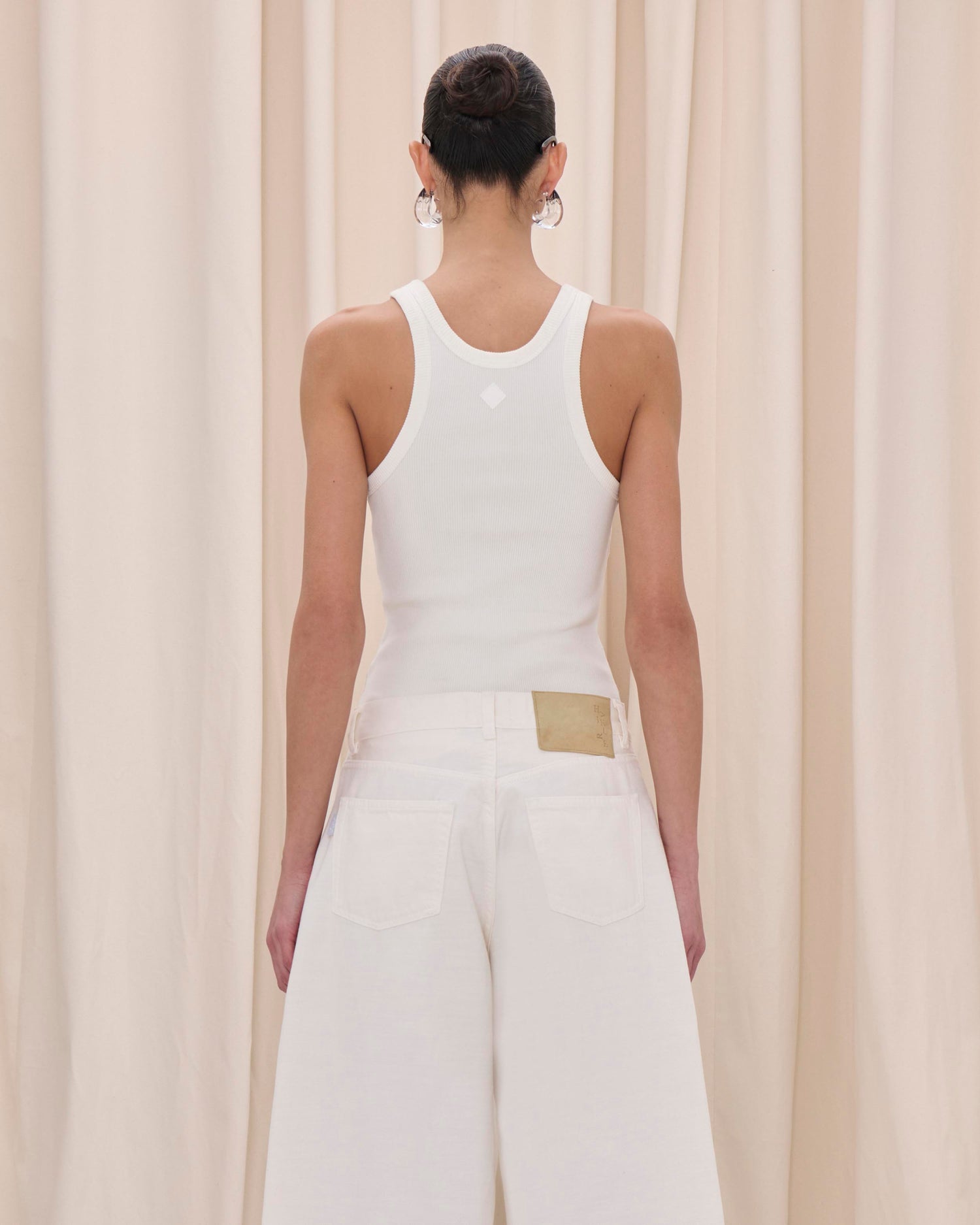 BETHANY BULL 44 DENIM // OFF WHITE