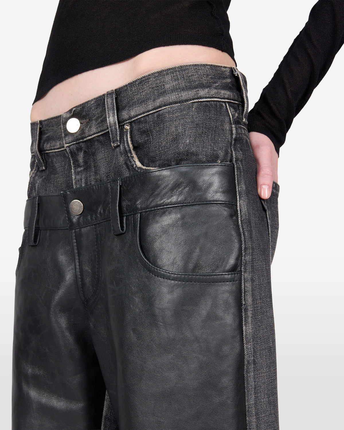 BONNIE DOUBLE DENIM // HEDWIG BLACK