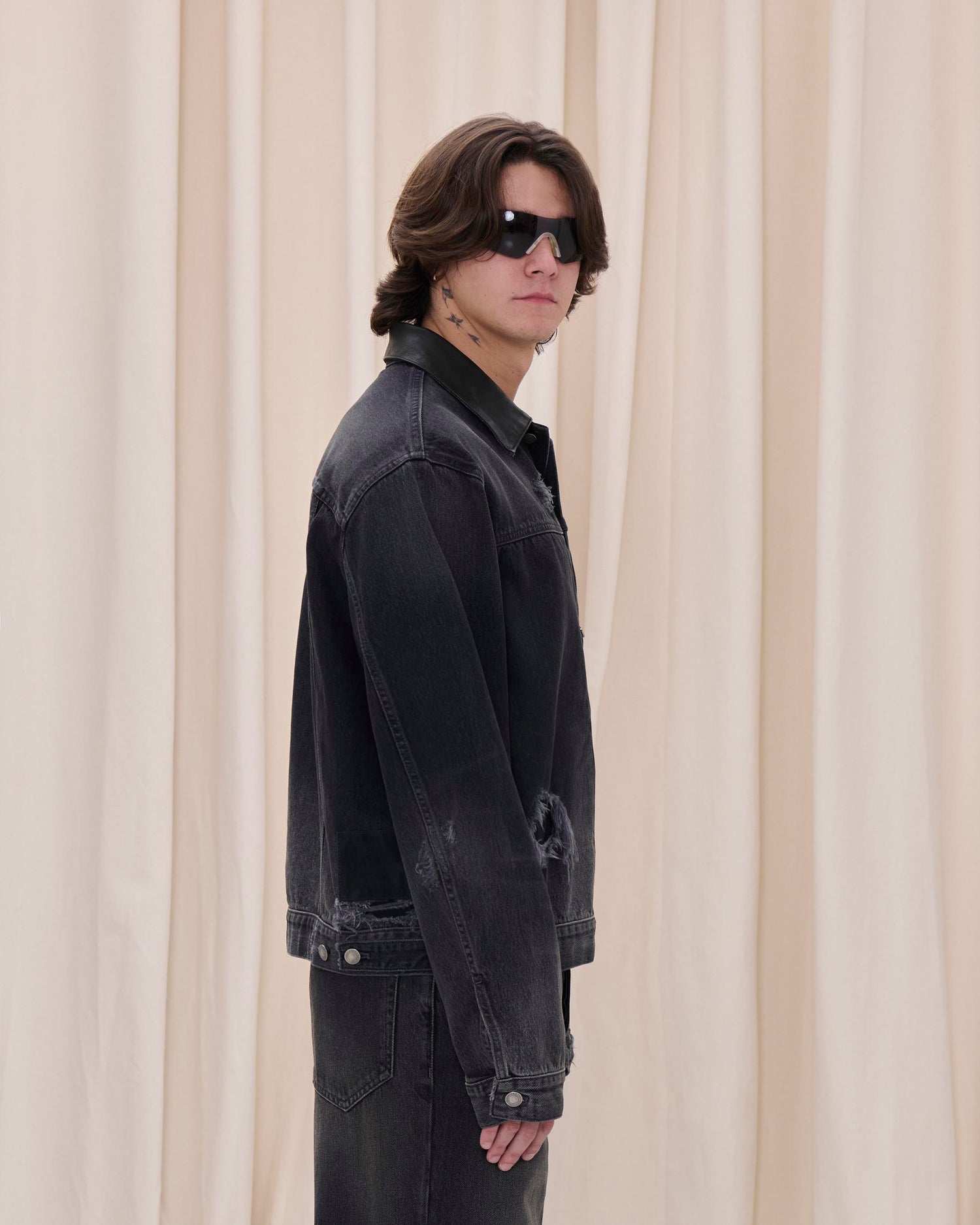 GORDON DENIM JACKET // PASADENA BLACK