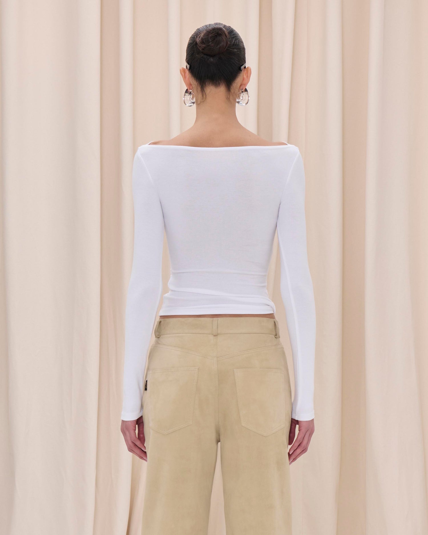 KOREA SUEDE PANTS // BEIGE