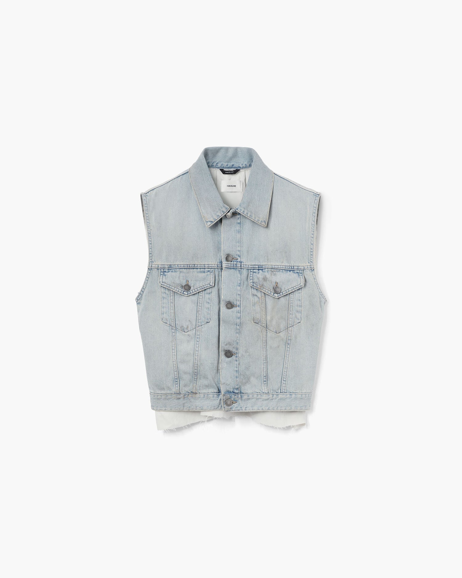 RYDER GILET // DUSTY BLUE