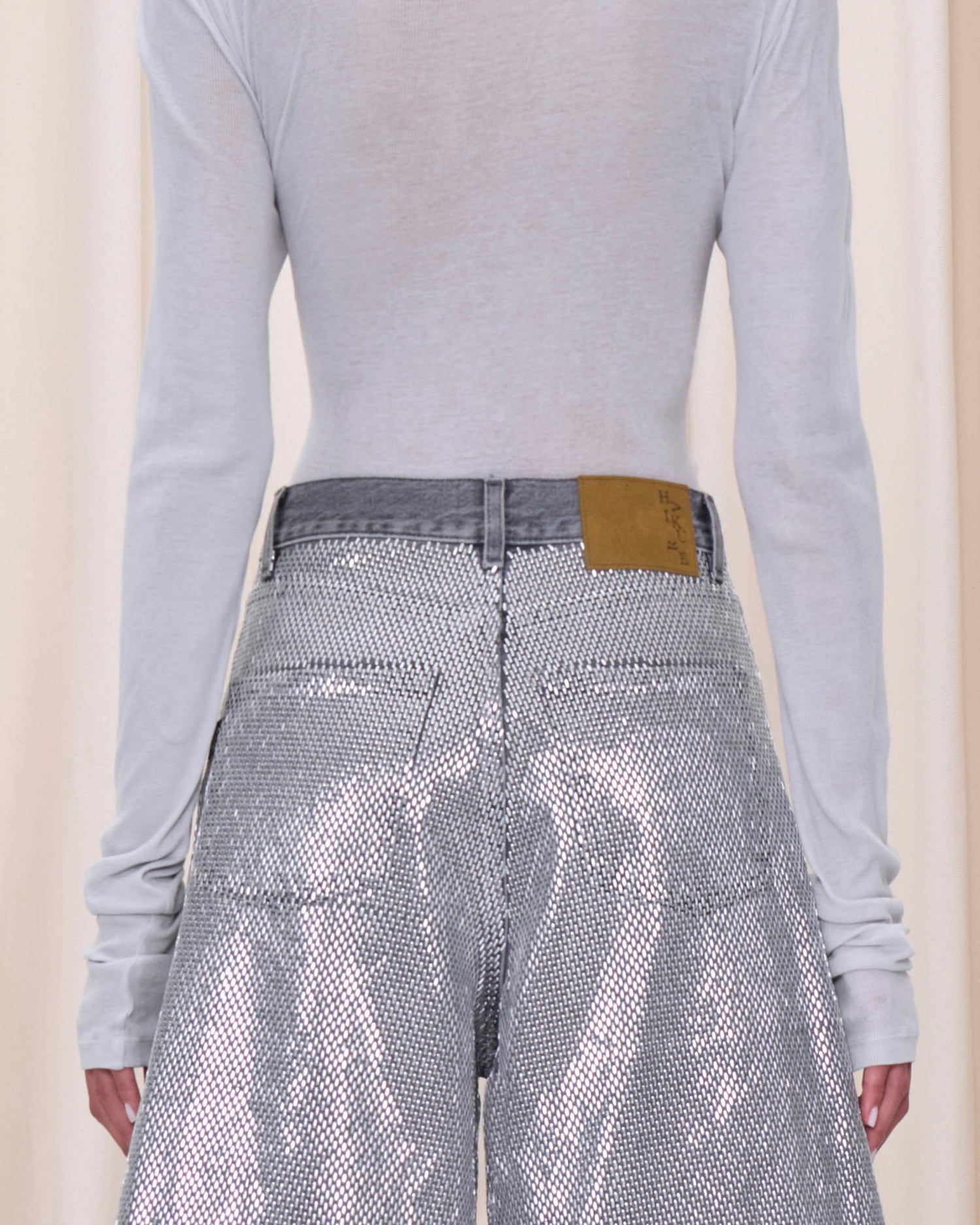 BELLE BERMUDA DENIM // STAPLED BLACK