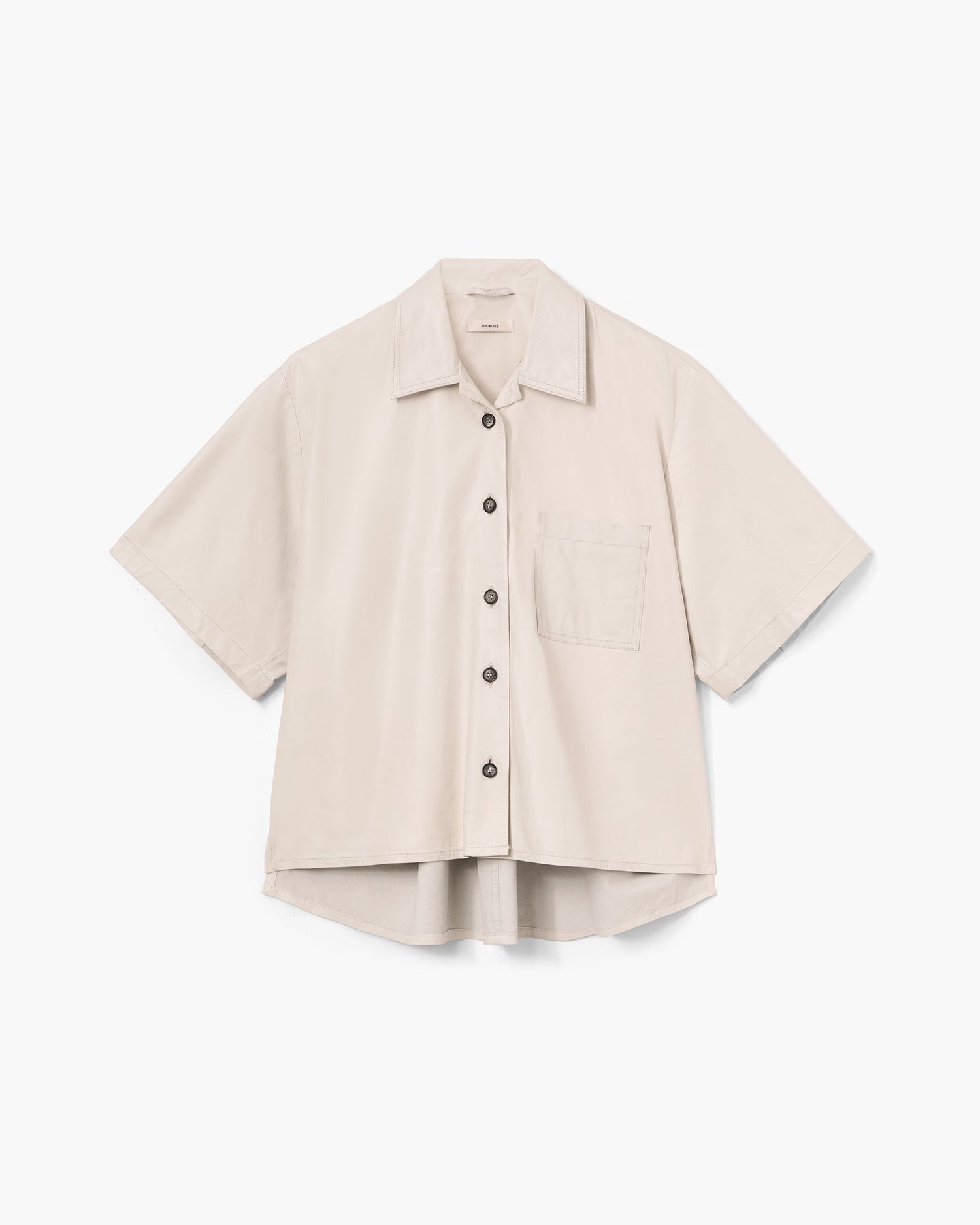 AVRIL WRINKLED SHIRT // WHITE