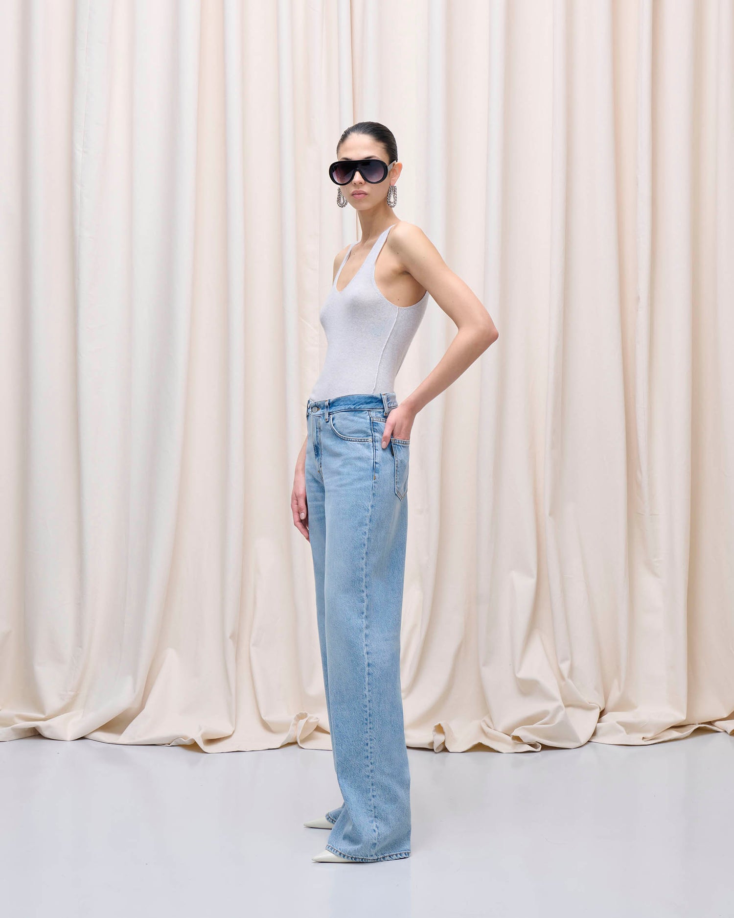 KOREA DENIM // BLUE AQUA