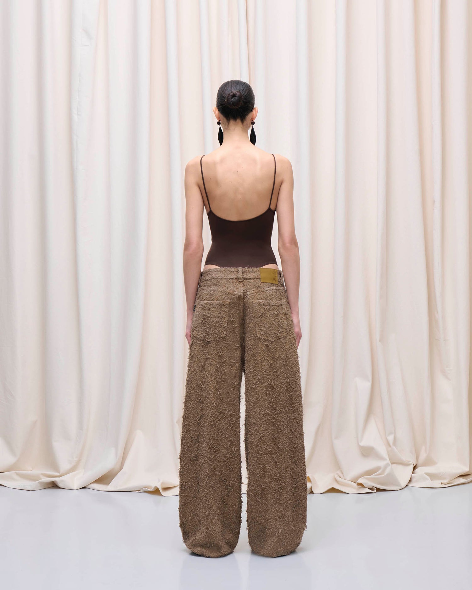 BETHANY FUR DENIM // CAMEL