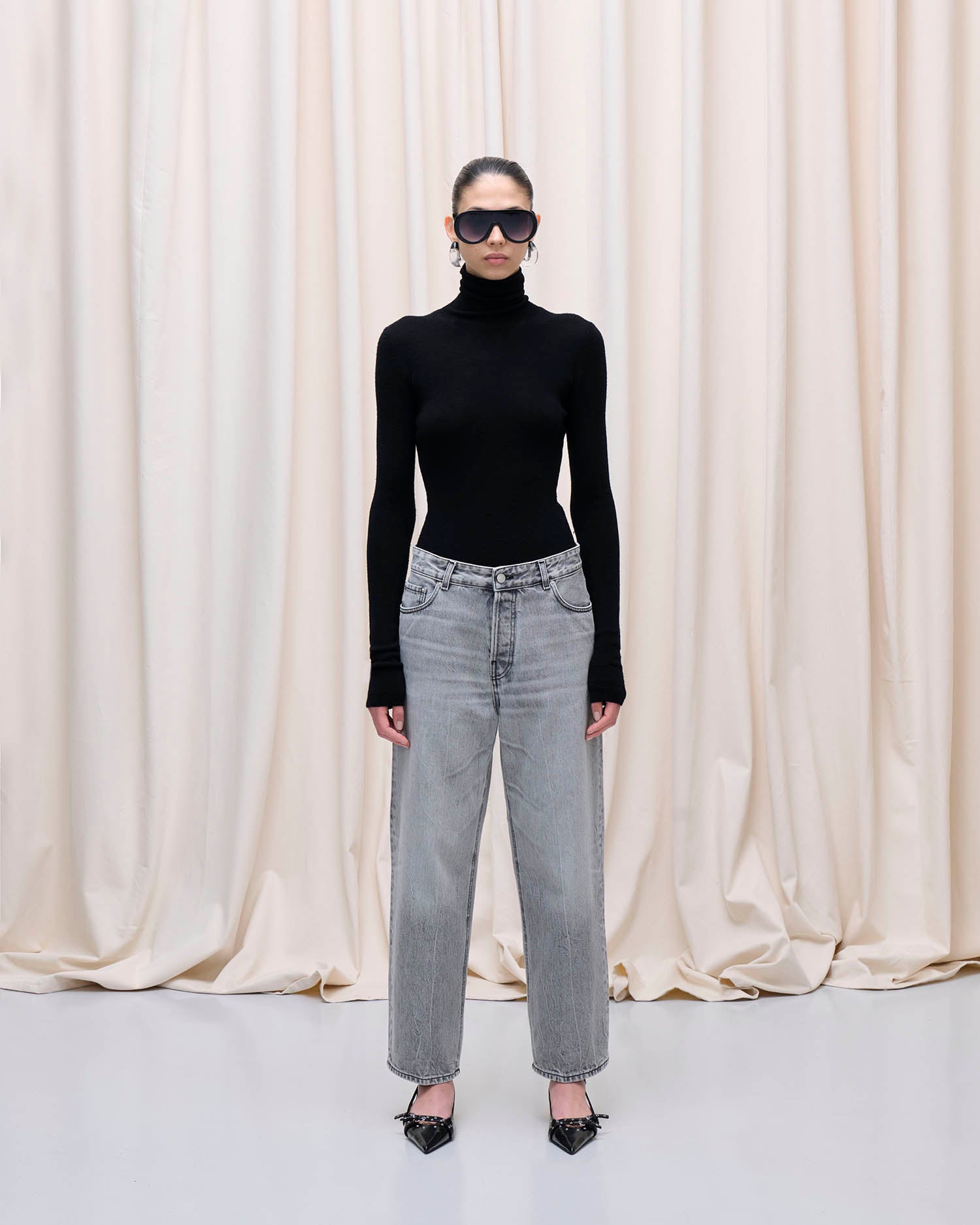 BETTY DENIM // FOG GREY