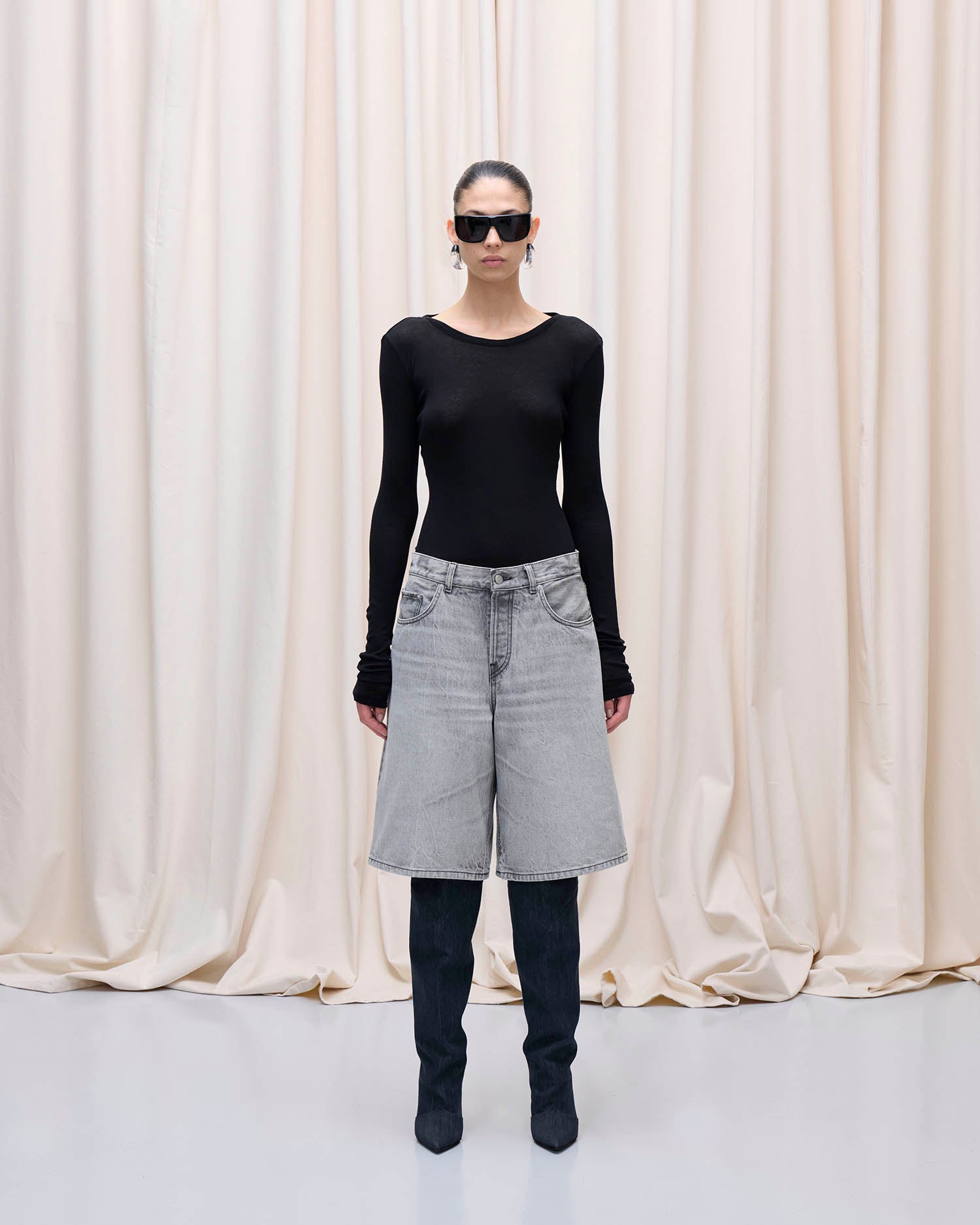 BECKY DENIM // FOG GREY