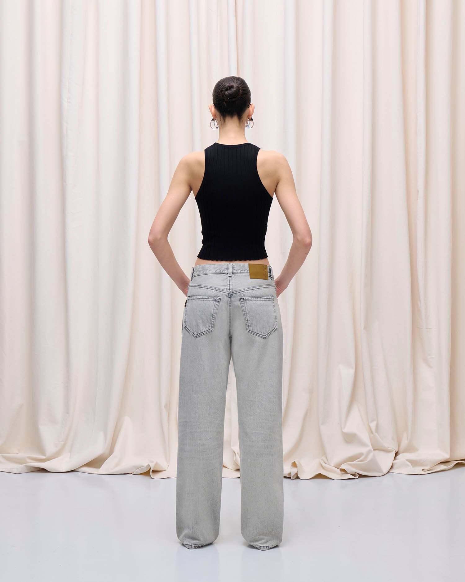 BONIIE DENIM // PEARL GREY