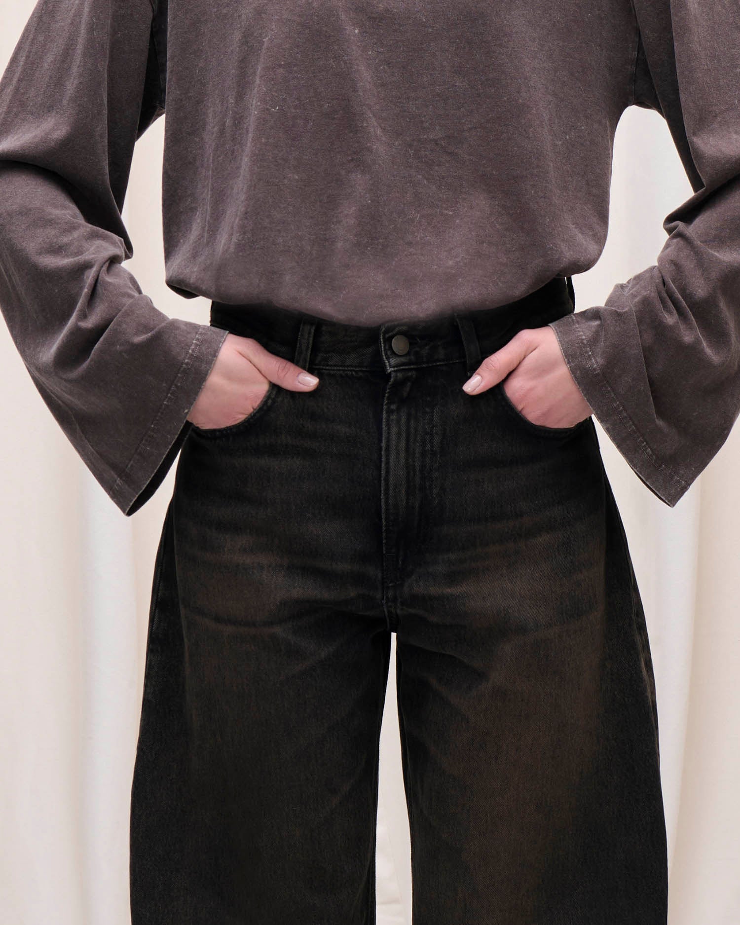 BIBI DENIM // BROWN BLACK