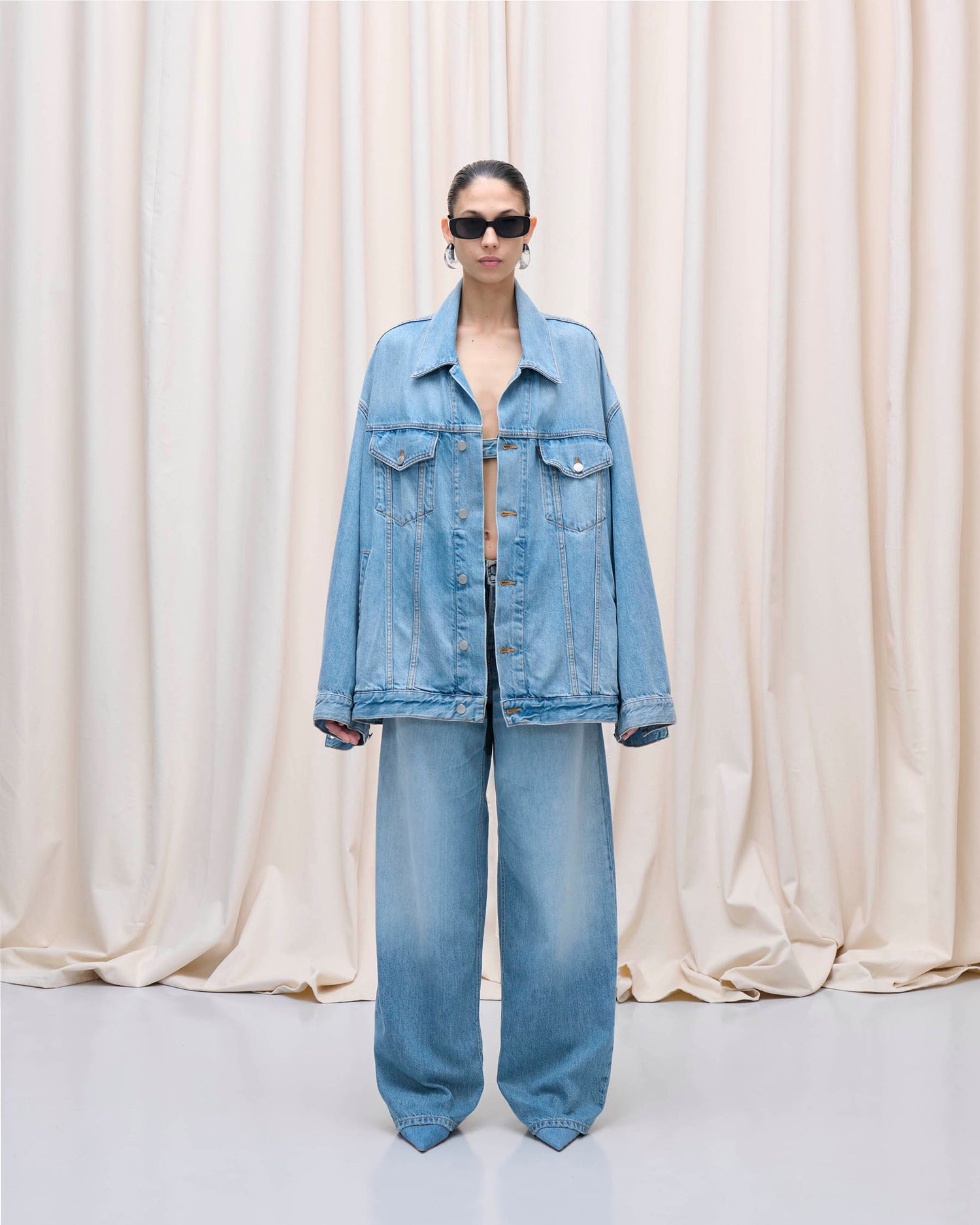 JANET JACKET // BLUE AQUA