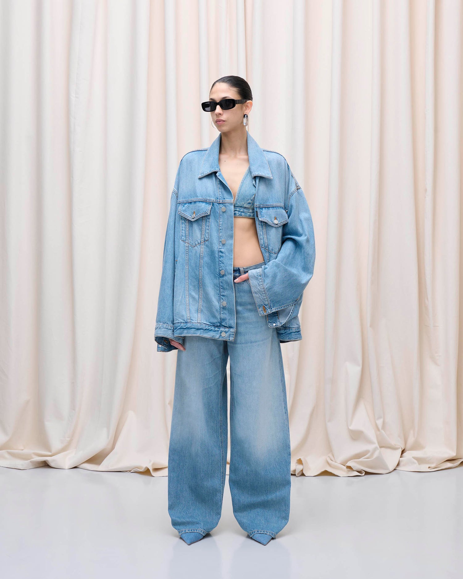 JANET JACKET // BLUE AQUA