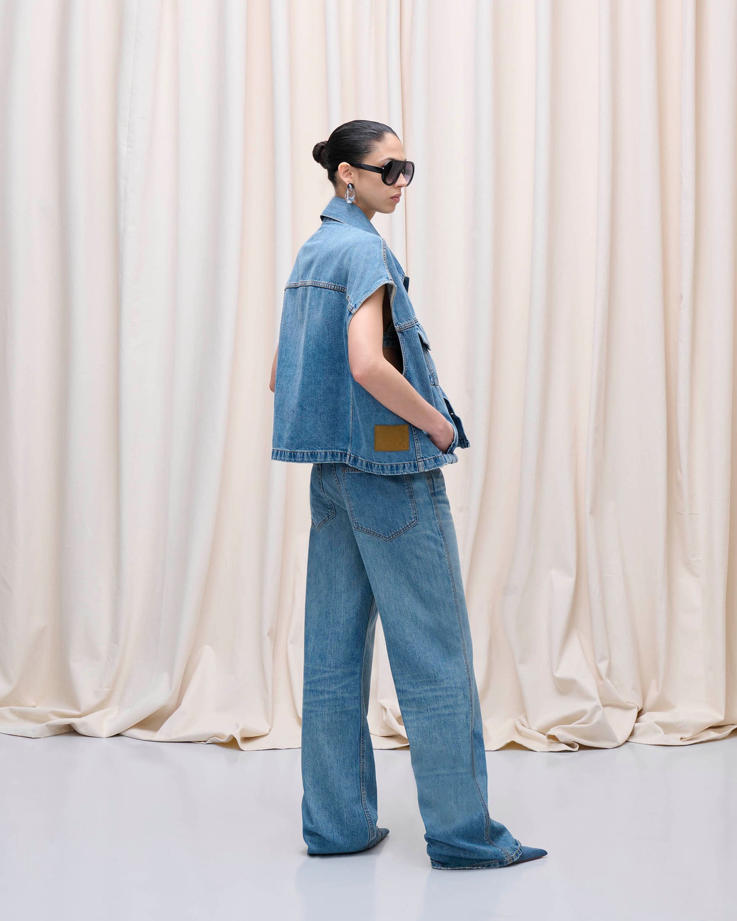GAIL VEST // MEDITERRANEAN BLUE