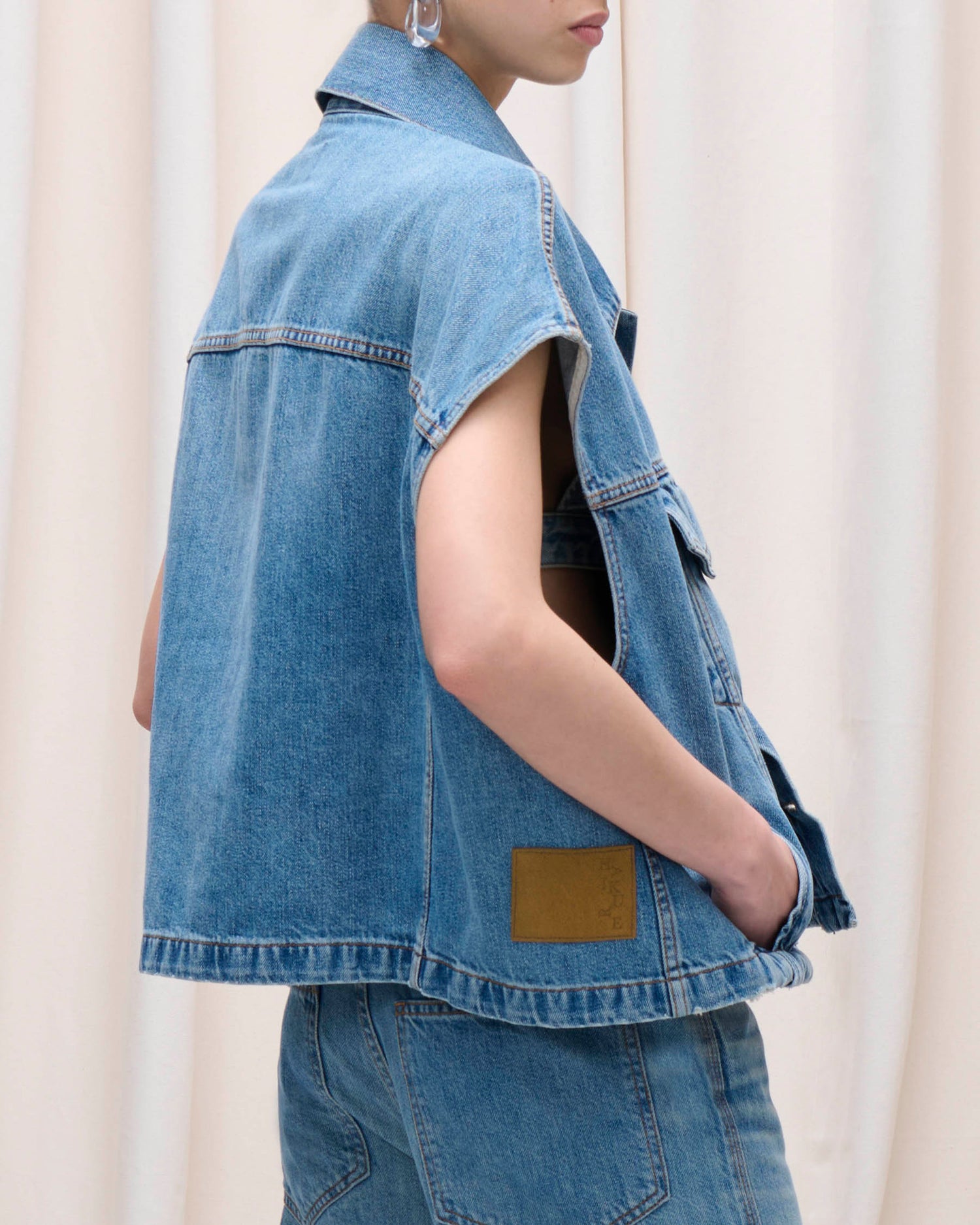 GAIL VEST // MEDITERRANEAN BLUE