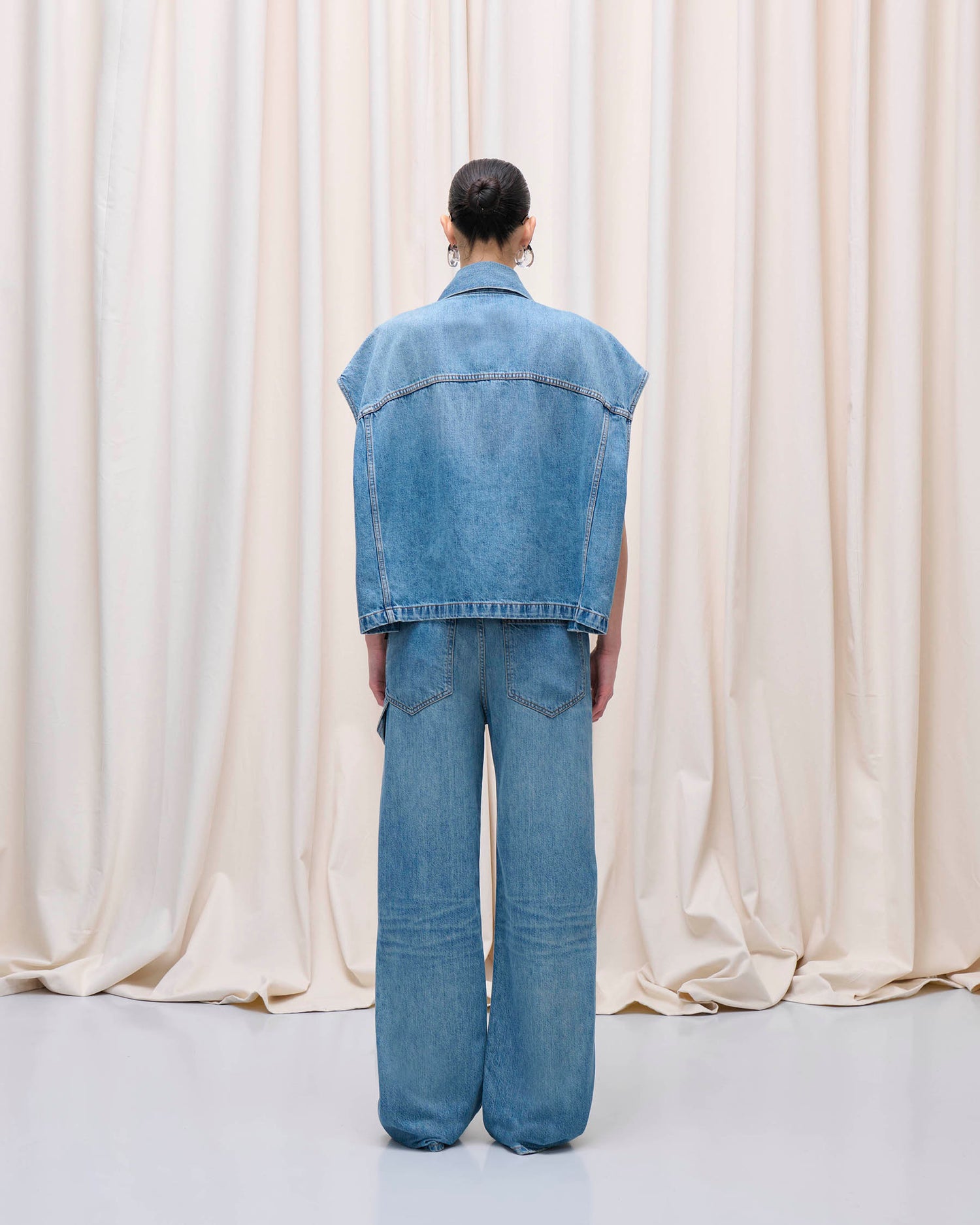 GAIL VEST // MEDITERRANEAN BLUE