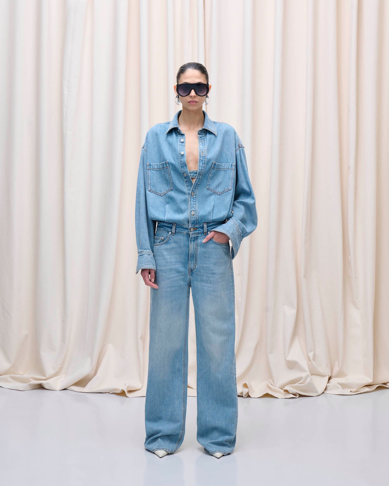 TILDA JUMPSUIT // BLUE AQUA