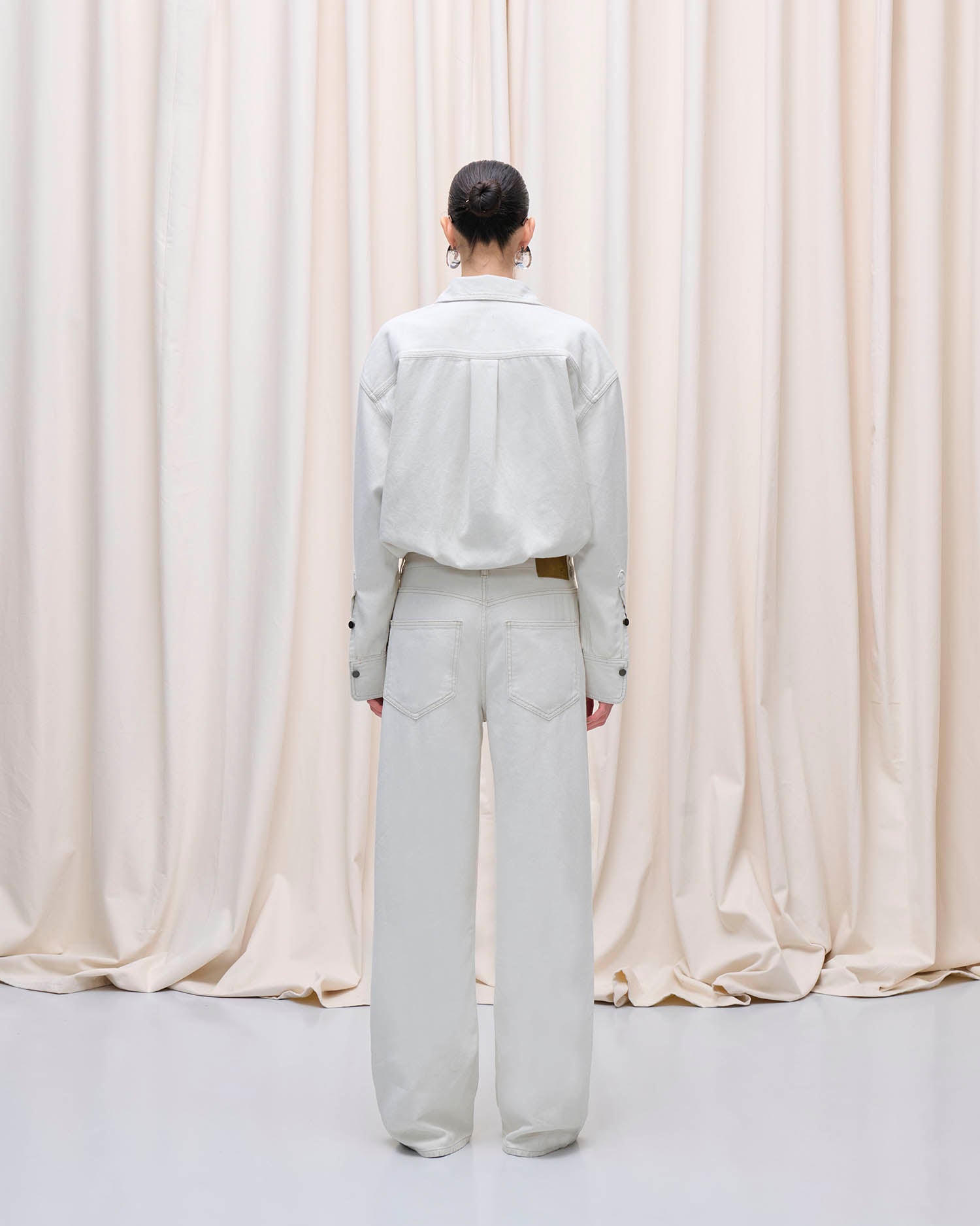 TILDA JUMPSUIT // ECRU WASH