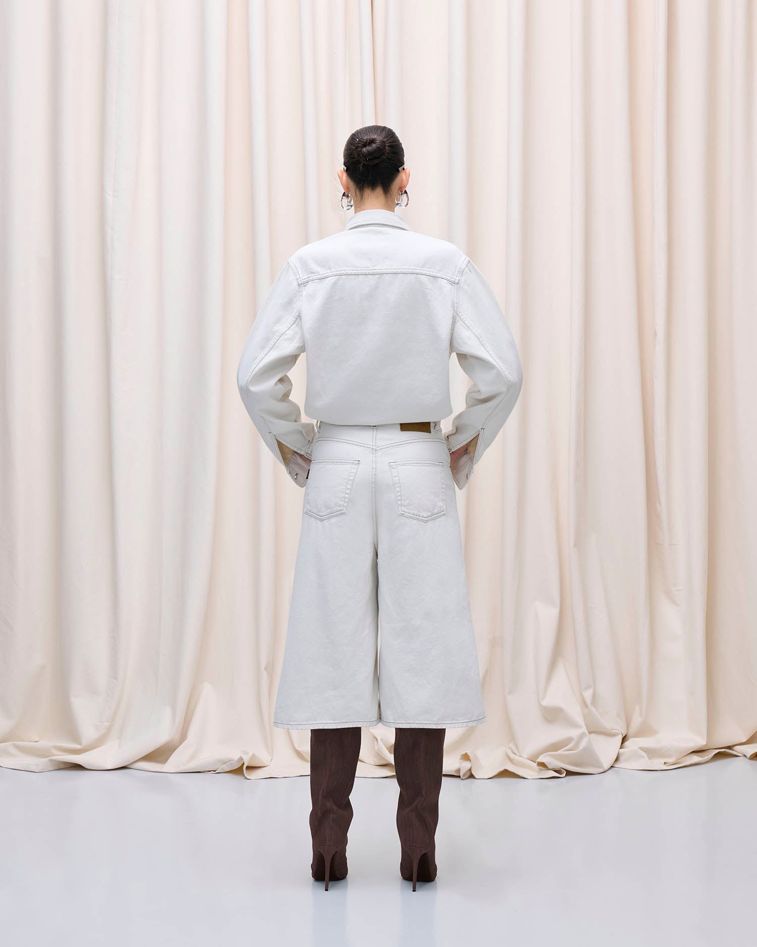 TONYA JUMPSUIT // ECRU WASH