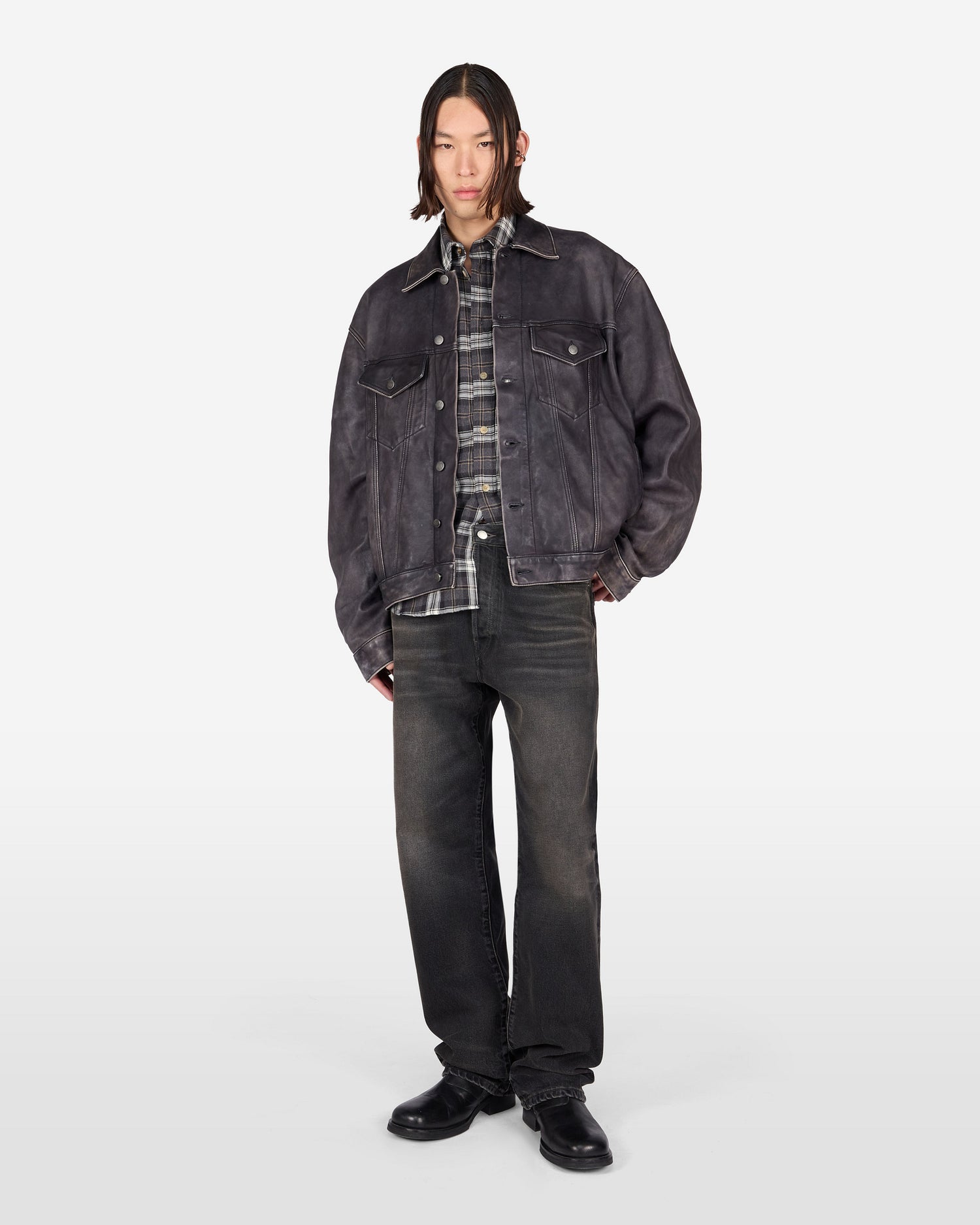 ACHILLES DENIM JEANS // VINTAGE BLACK