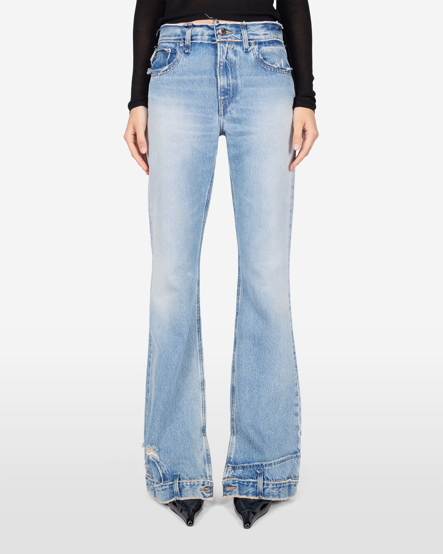 FLORA DENIM JEANS // BLUE POLLOCK