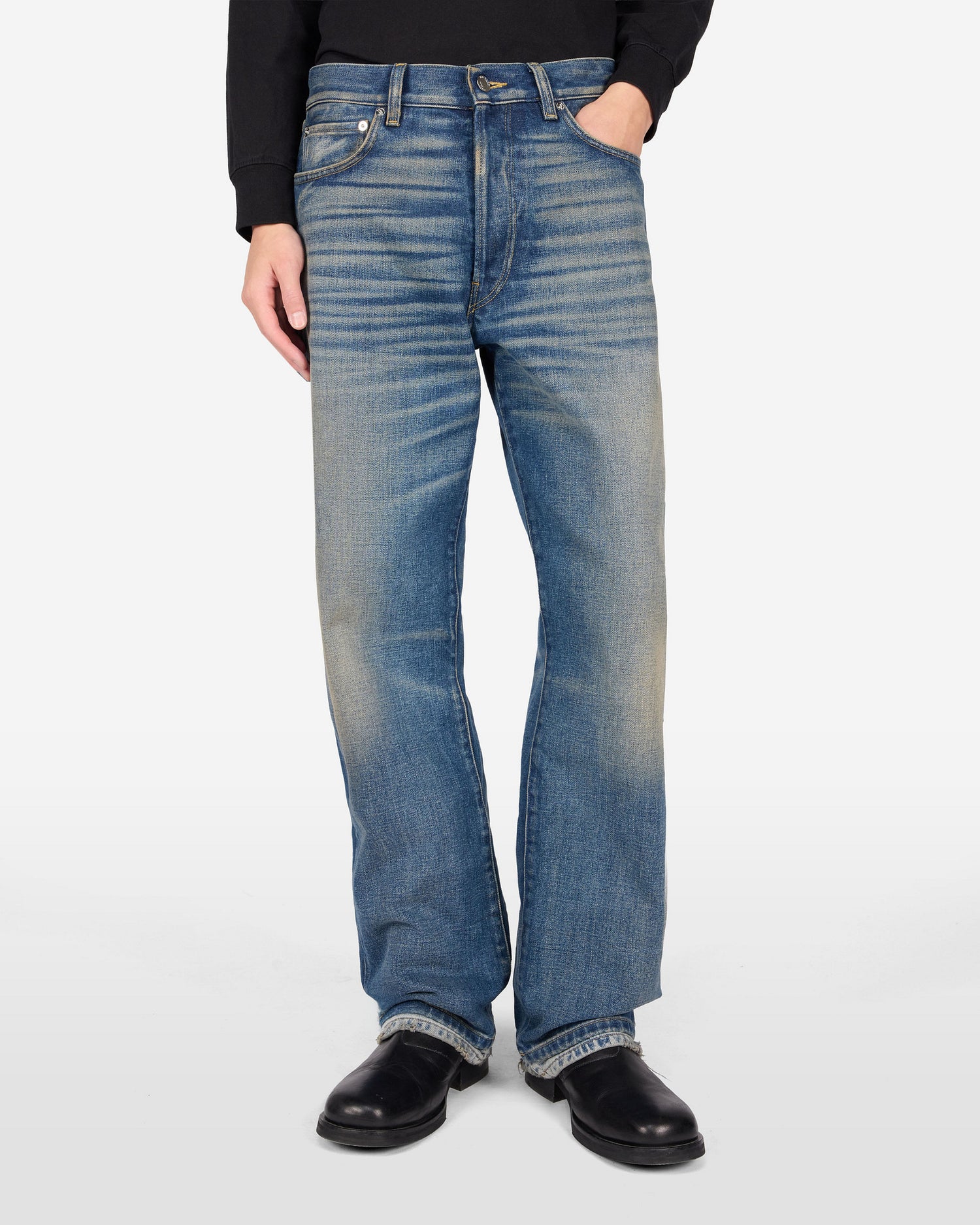 ACHILLES DENIM JEANS // MID BLUE