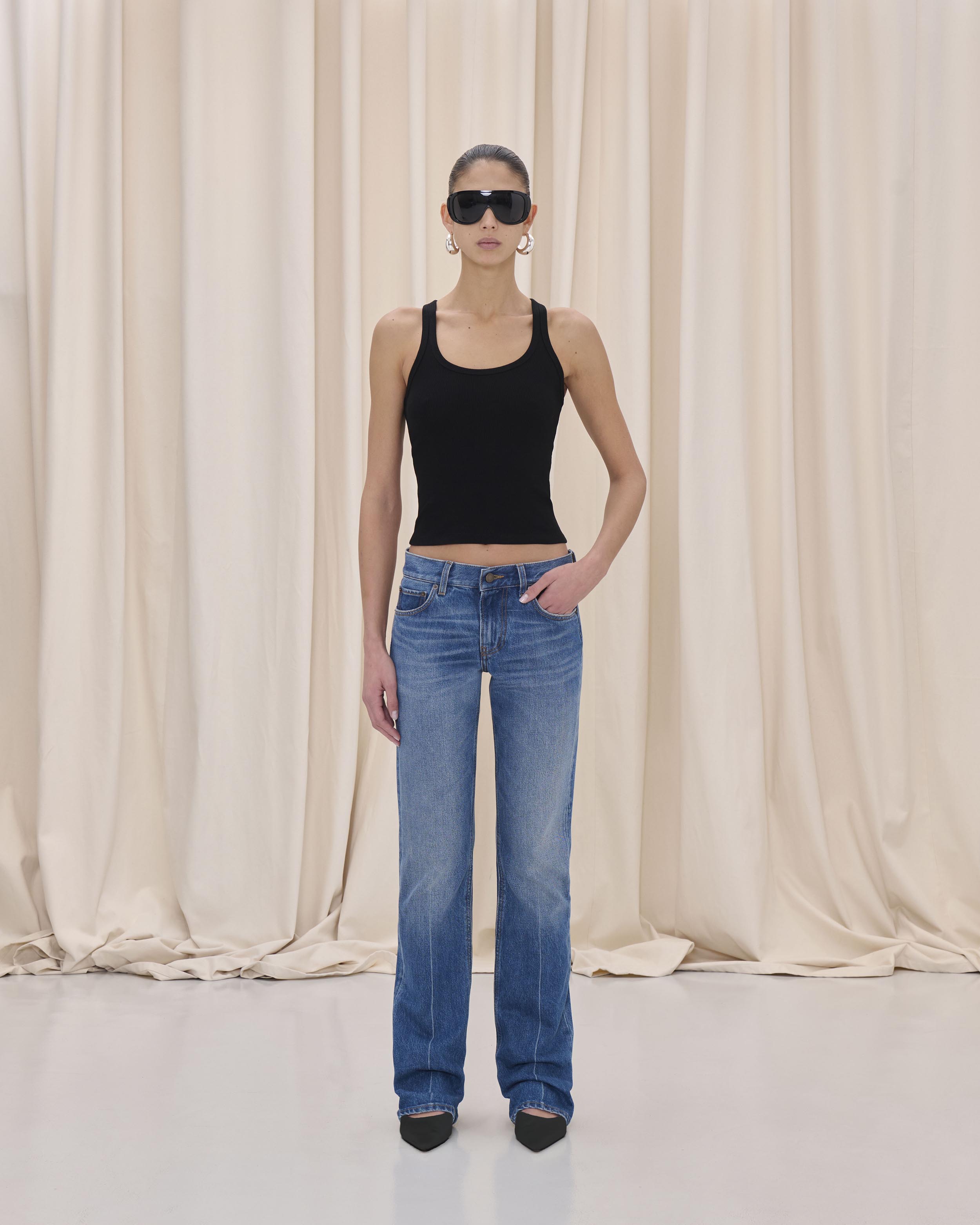 HAIKURE パンツ CARLY DENIM // REAL BLUE – Haikure