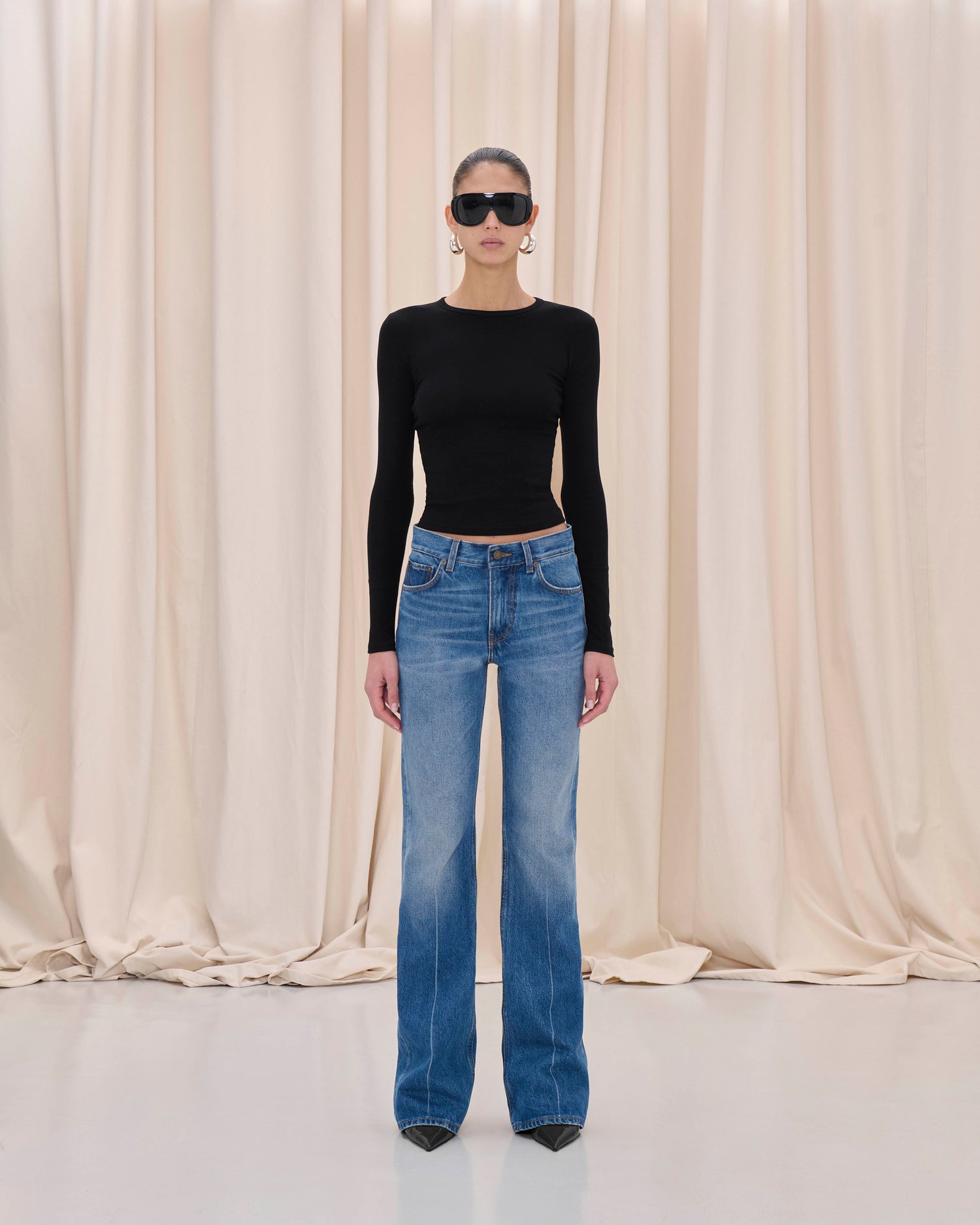 FLORA DENIM // REAL BLUE