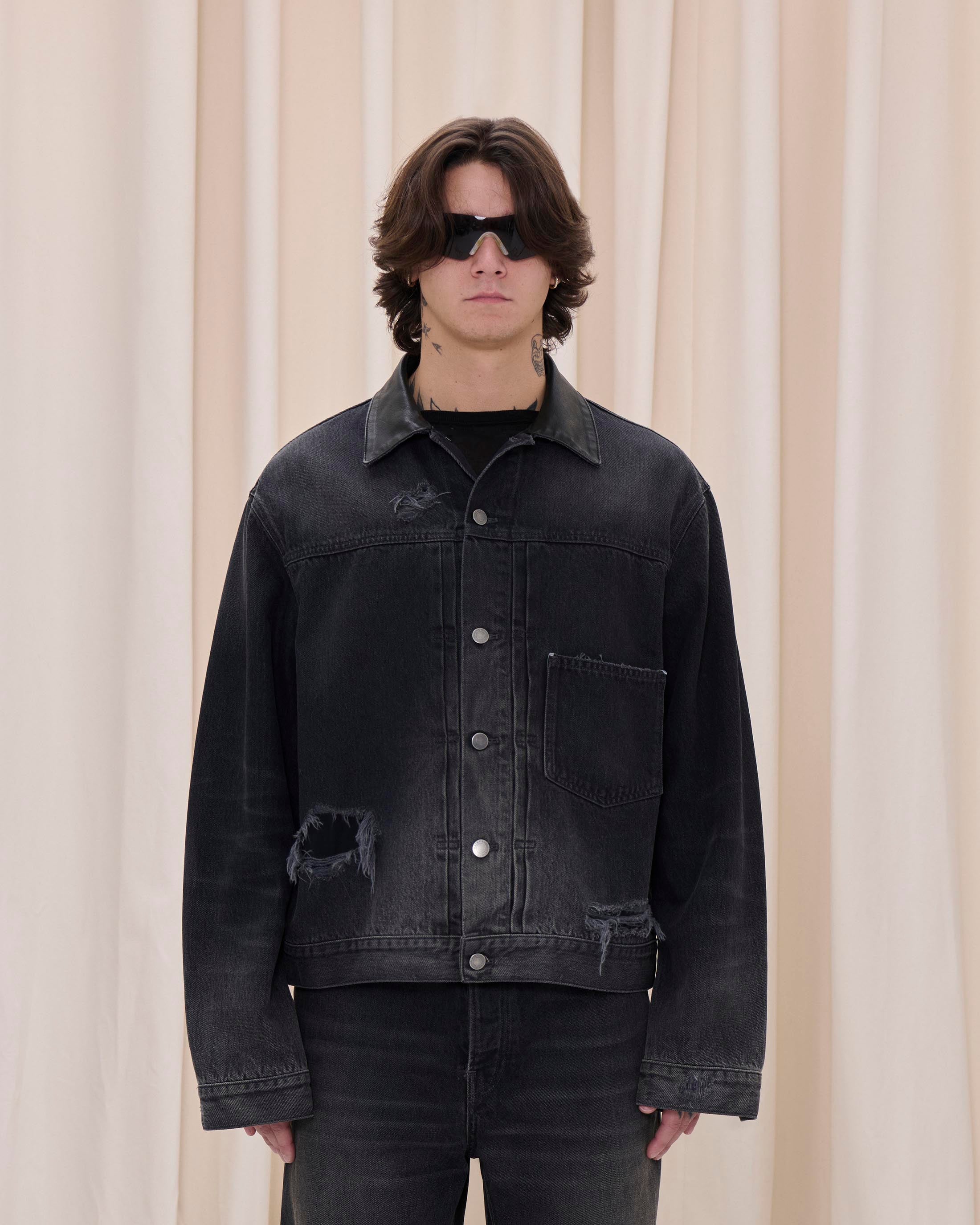 GORDON DENIM JACKET // PASADENA BLACK – Haikure