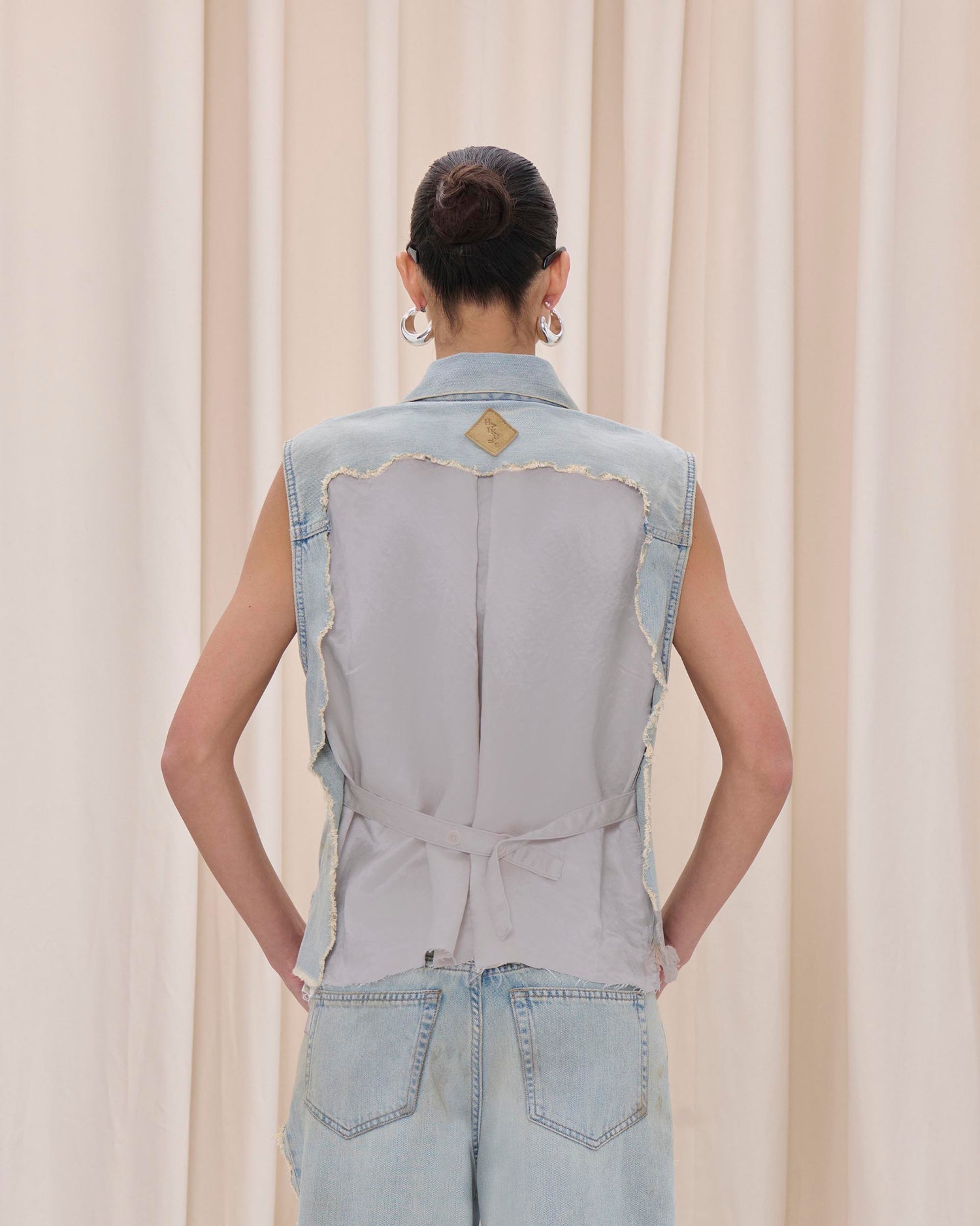 RYDER GILET // DUSTY BLUE