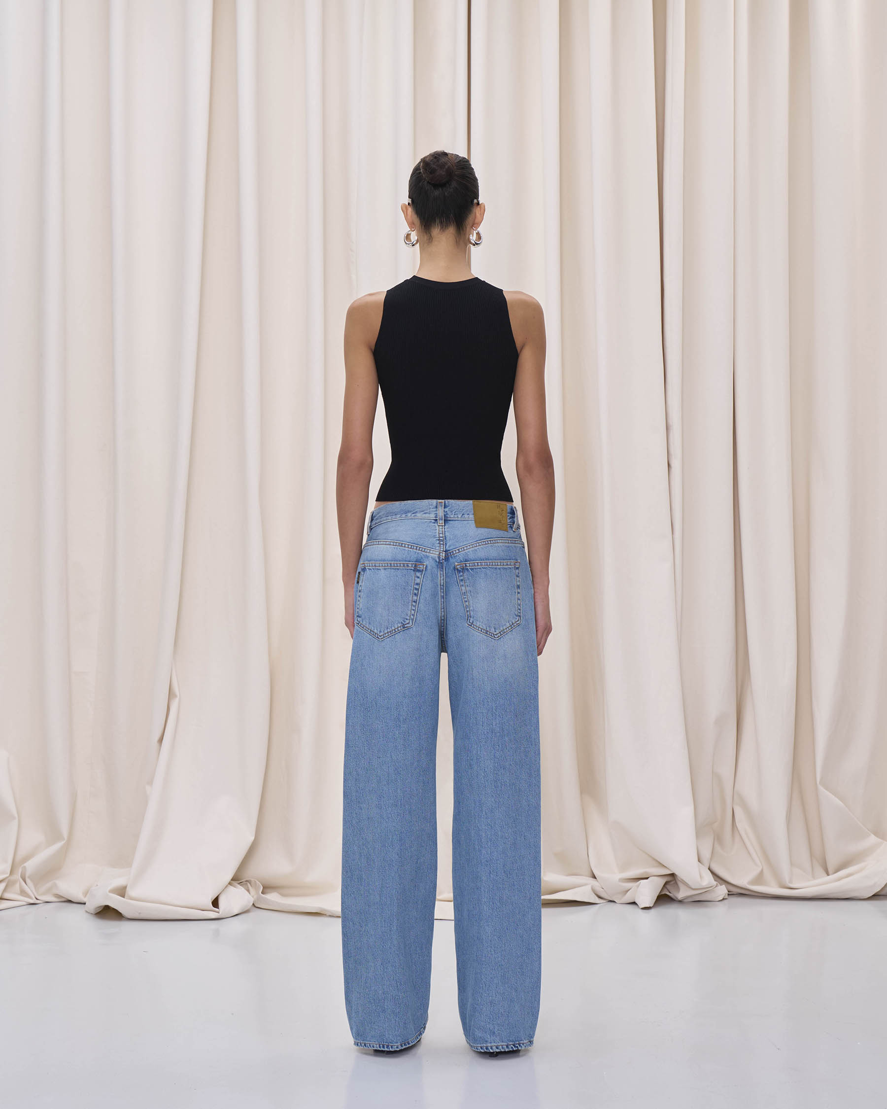 HAIKURE パンツ BONNIE DENIM // MEDITERRANEAN BLUE – Haikure