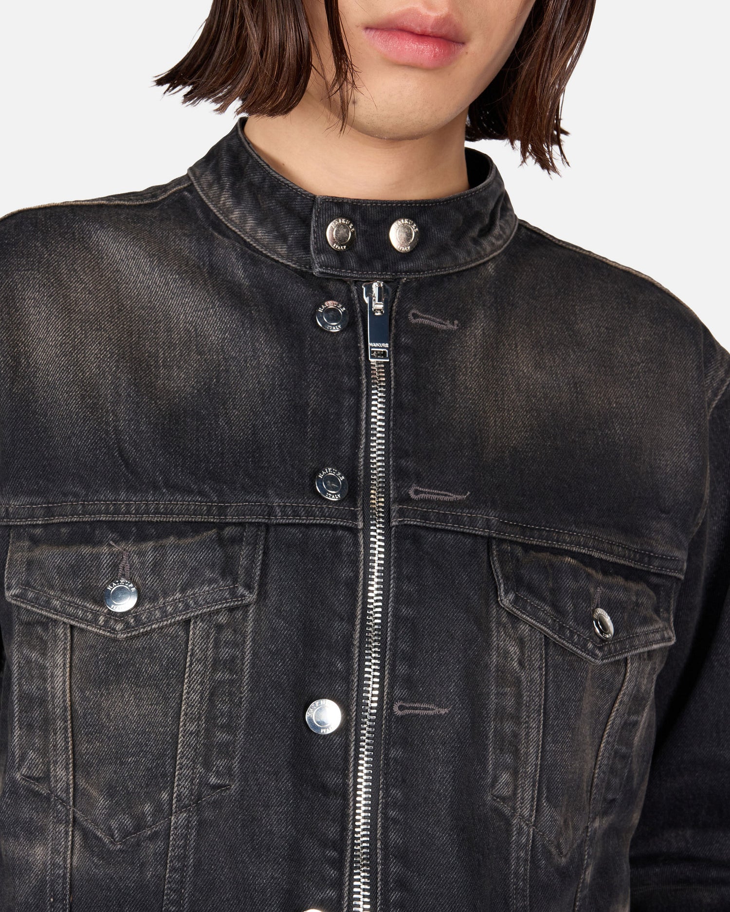 TROY DENIM JACKET // VINTAGE BLACK