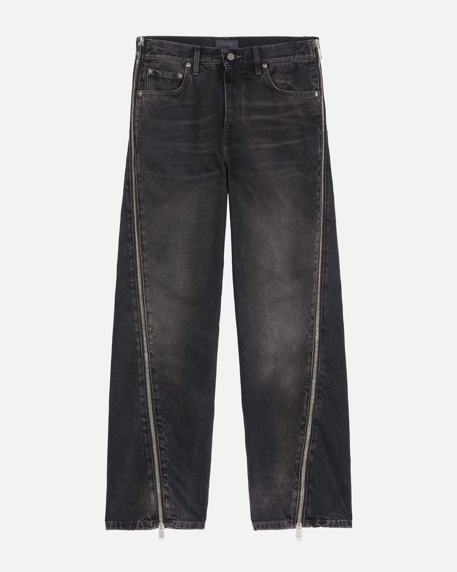 BONNIE ZIP DENIM JEANS // VINTAGE BLACK