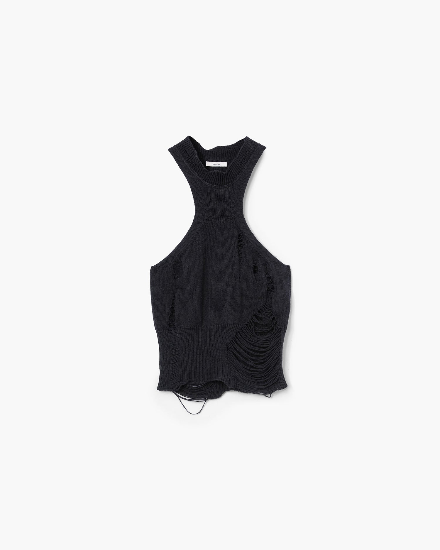 LIZ KNITWEAR TOP // BLACK