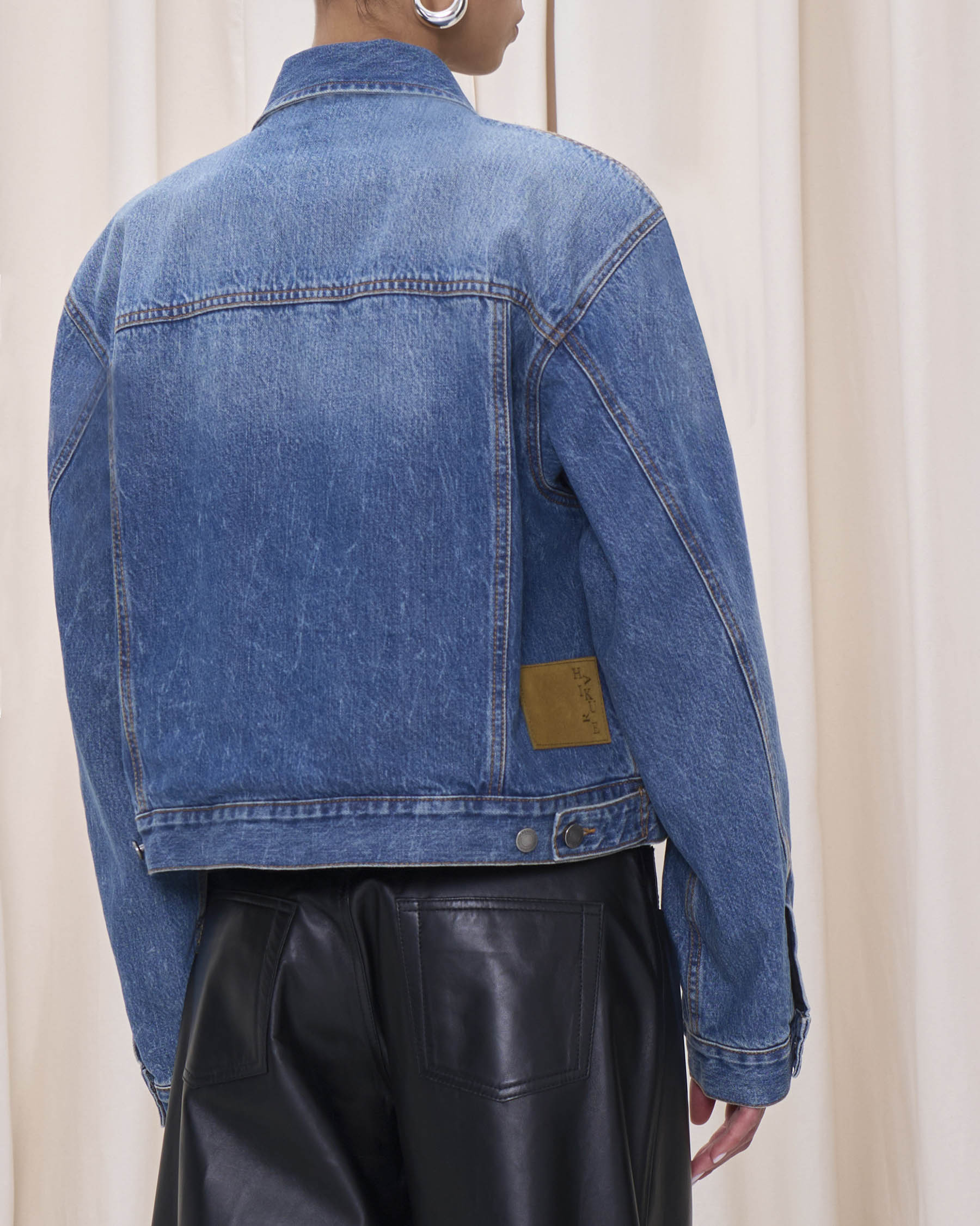 RENEE JACKET // AUTHENTIC DARK WASH – Haikure
