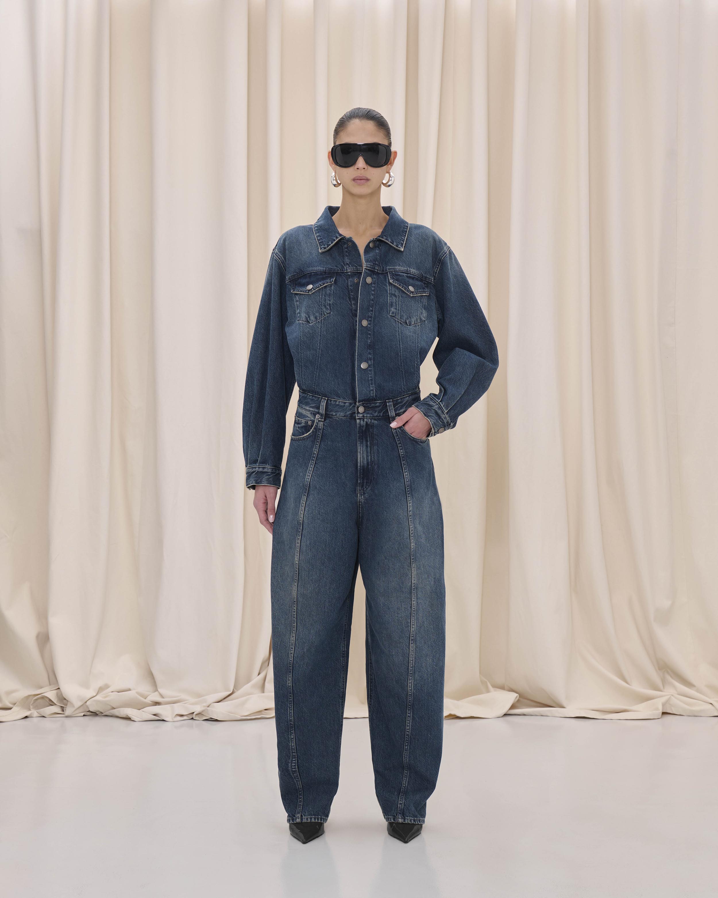 Burberry Blue Label デニム オールインワン AMBER JUMPSUIT // INTENSE BLUE – Haikure