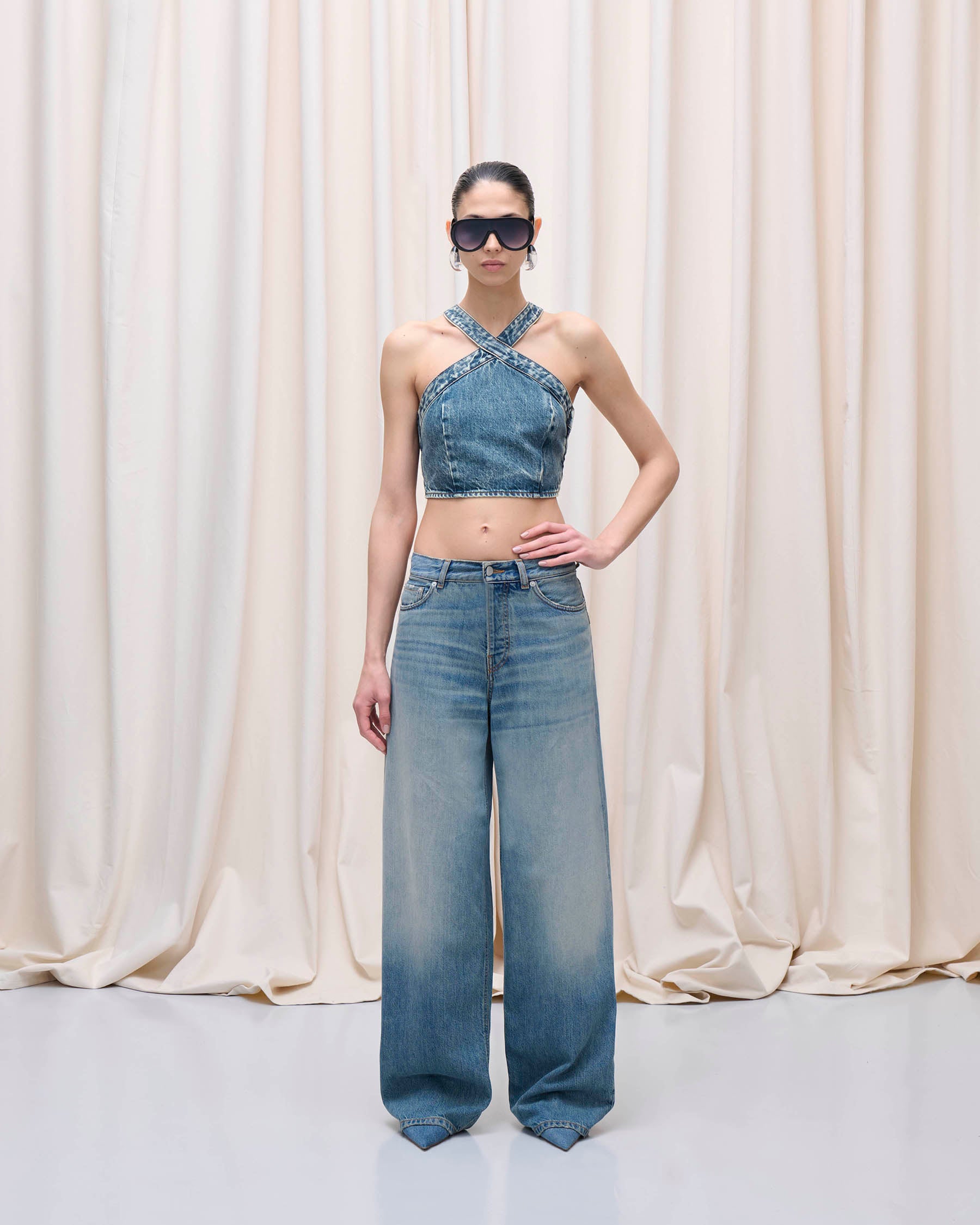 デニム・ジーパン HAIKURE 'Becky fur denim' jeans (HEW03296GF168PX T0003) HAIKURE ハイクル ジーンズ BETHANY ベサニー HEW03296 DF095